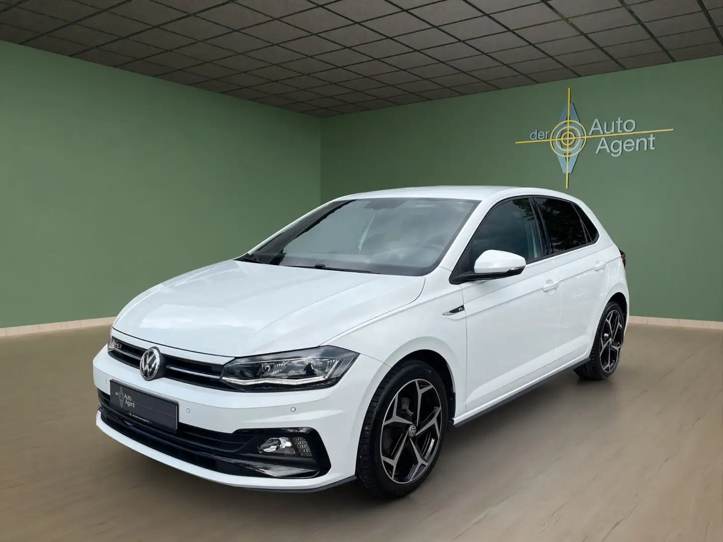 Volkswagen Polo VI Highline R line LED/ACC/17"/129€mtl. Weiß - 1
