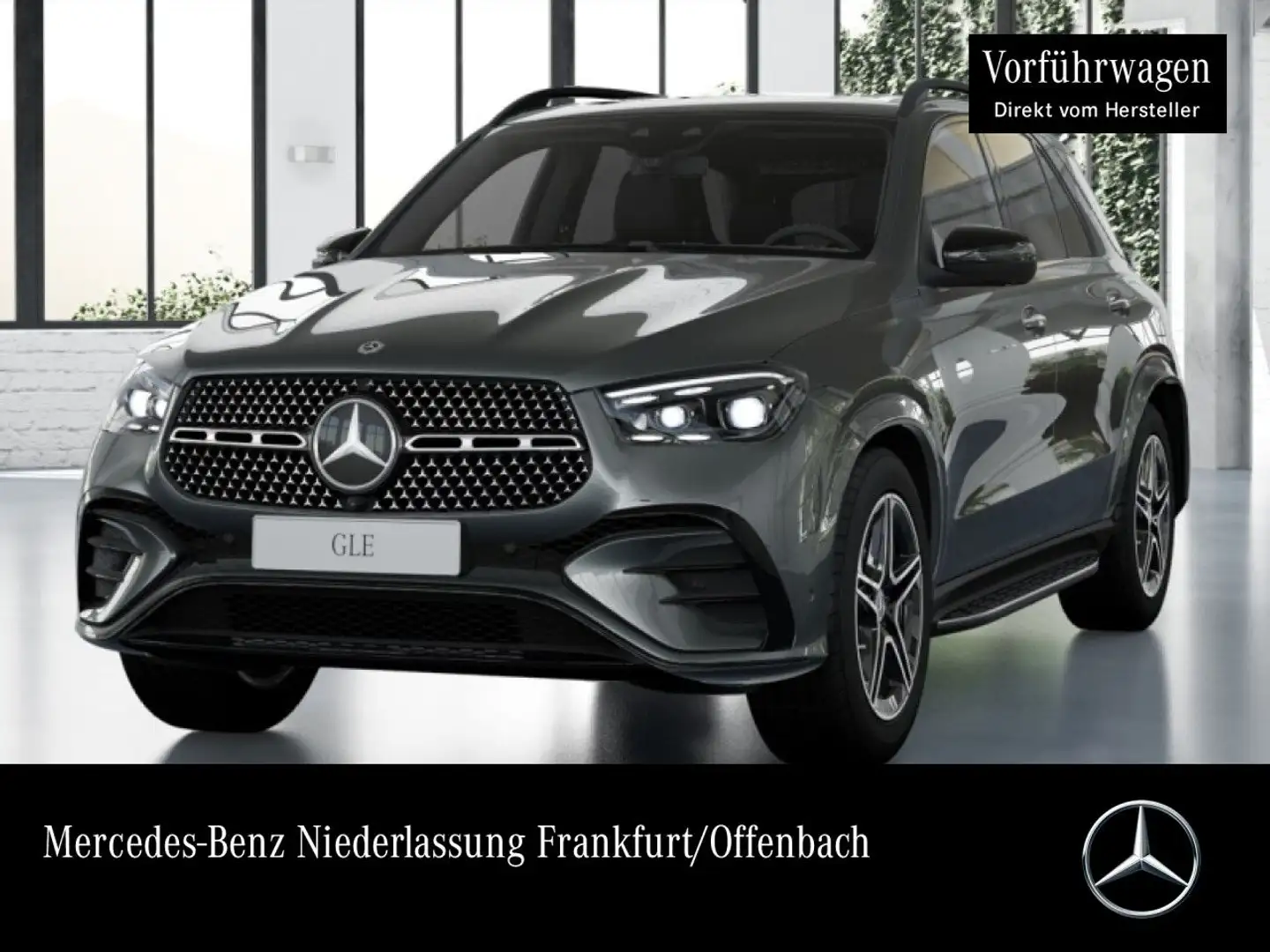 Mercedes-Benz GLE 350 de 4M AMG+NIGHT+PANO+360+AHK+MULTIBEAM+20" Grau - 1