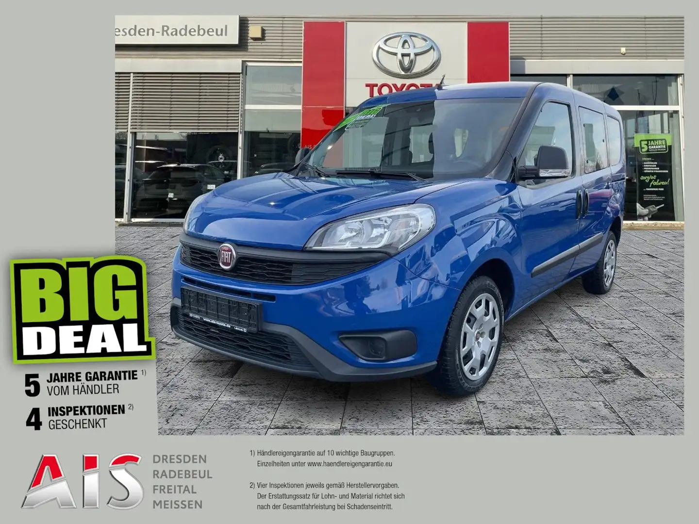 Fiat Doblo 1.4 16V Pop Facelift Синій - 1
