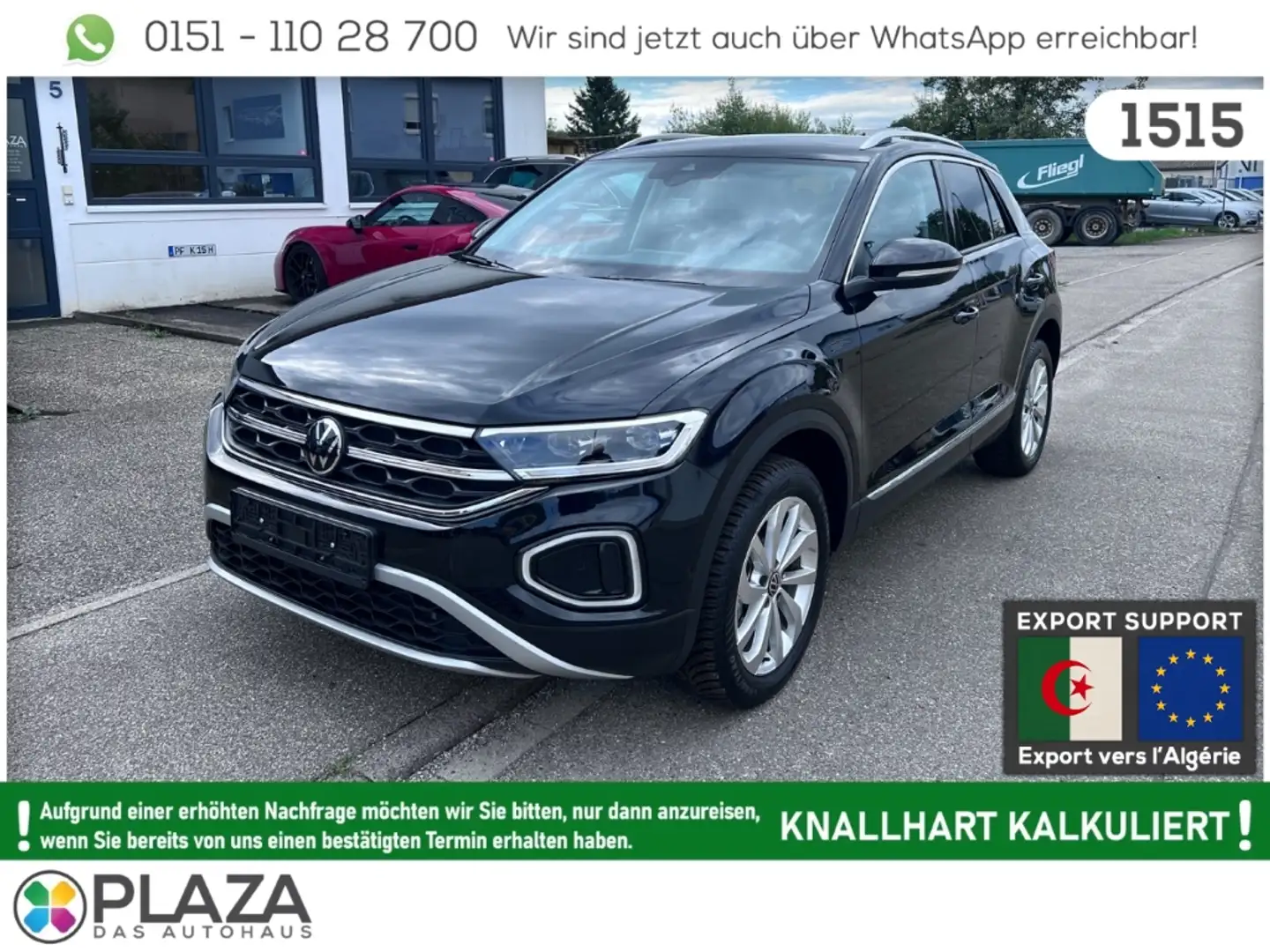 Volkswagen T-Roc 1.5TSI DSG Style AHK ACC DCP LED+ NAVI DAB Noir - 1