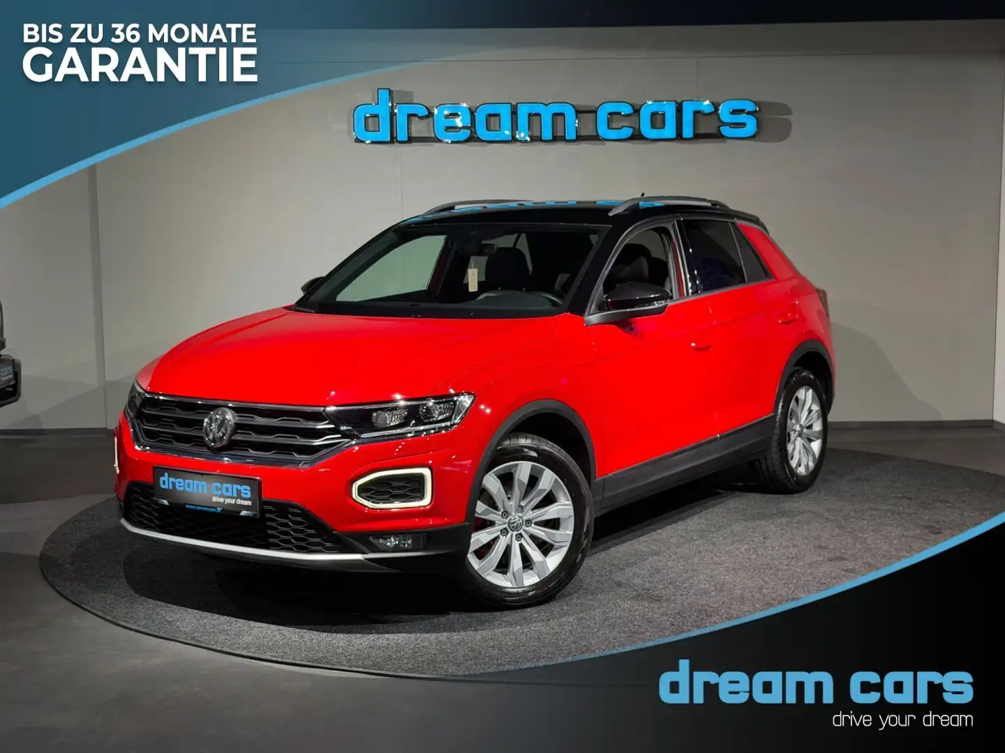 Volkswagen T-Roc 2.0 TDI Sport 4Motion / ASSISTENZSYSTEME / NAVI / Rot - 1