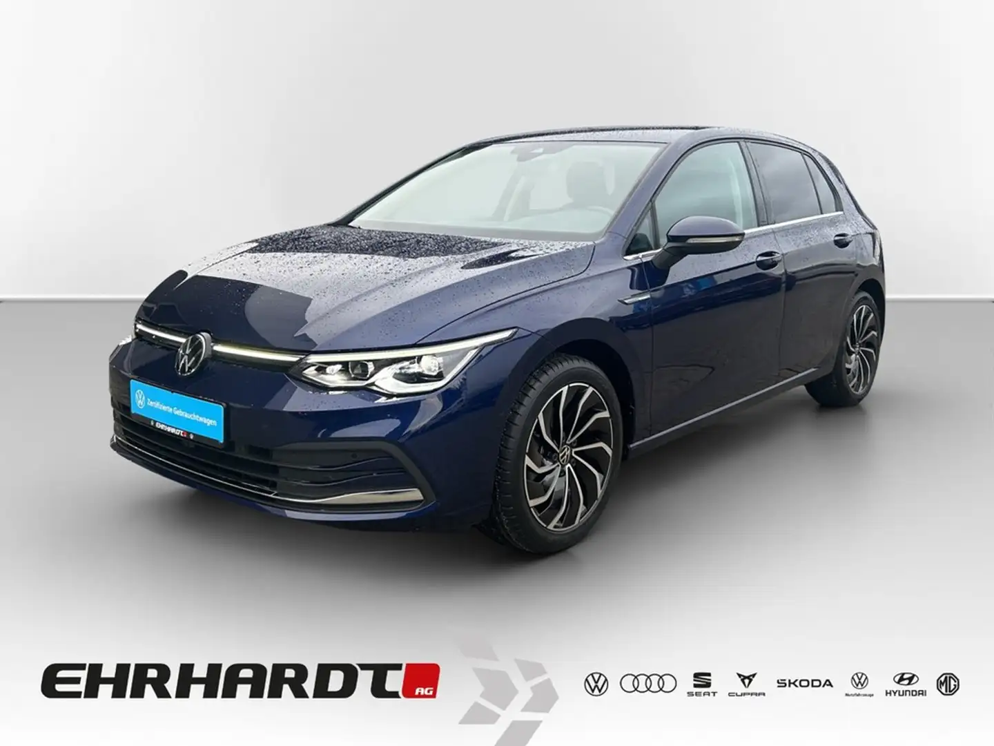 Volkswagen Golf VIII 1.5 eTSI DSG Style AHK*LED*NAV*SHZ*ACC*PAR... Blau - 1