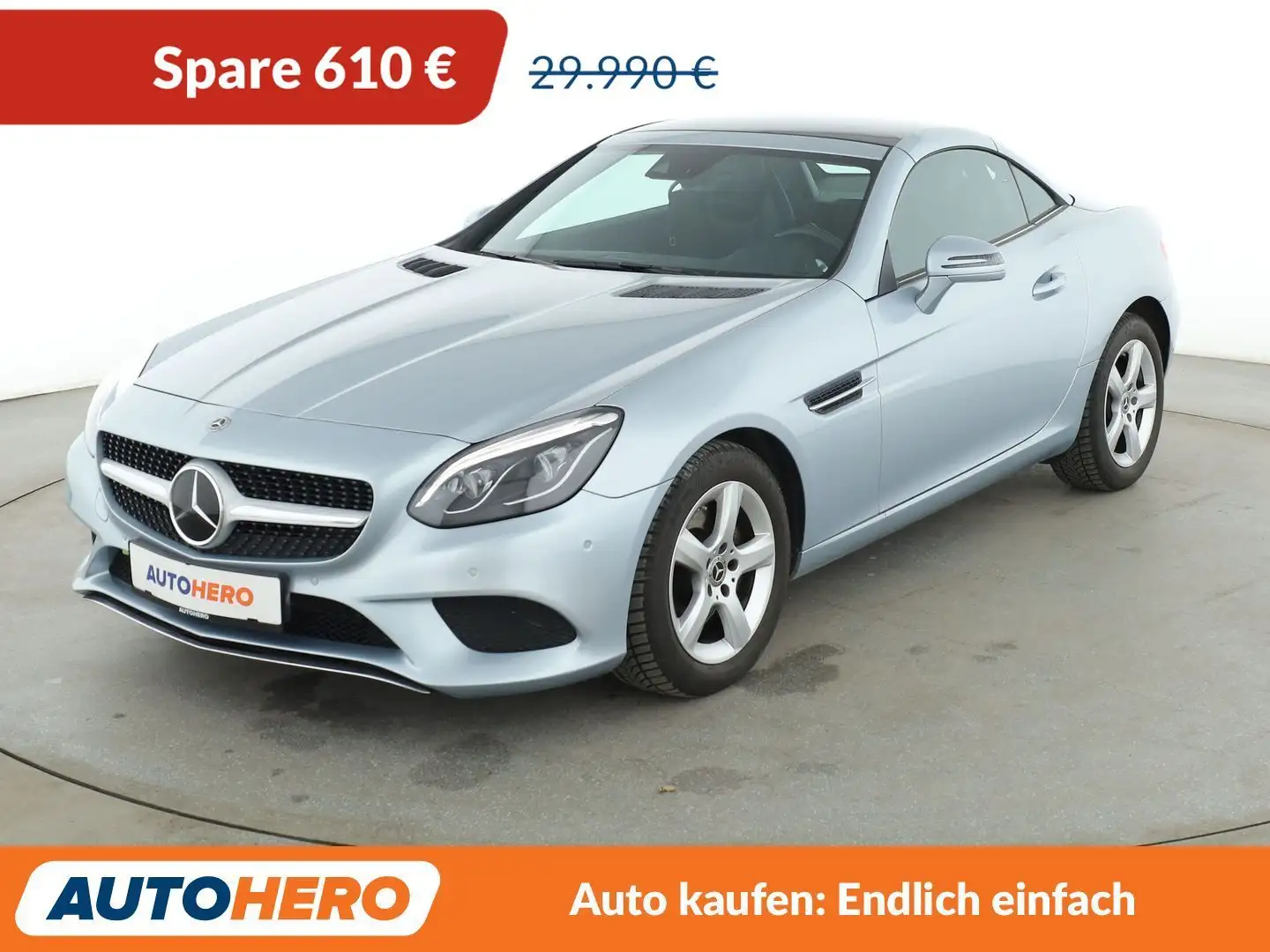 Mercedes-Benz SLC 200 CGI Aut.*LED*ACC*CAM*PDC*SHZ*KLIMA*GARANTE* Silber - 1