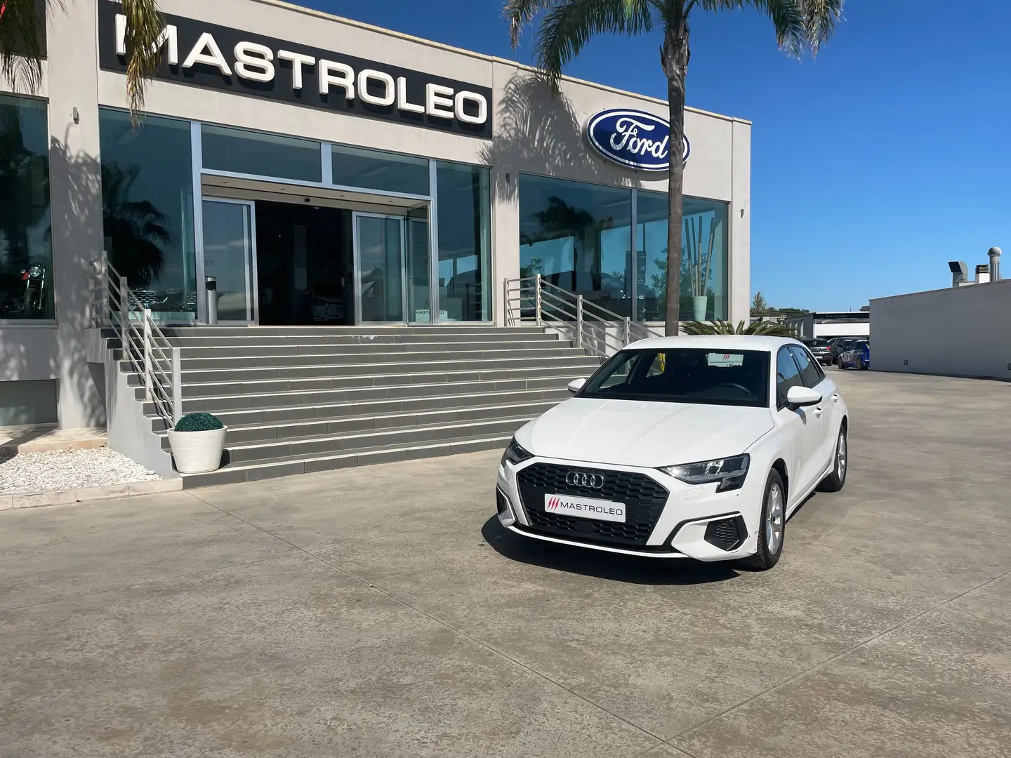 Audi A3 A3 Sportback 30 1.0 tfsi mhev s-tronic,Km Certific Blanc - 2