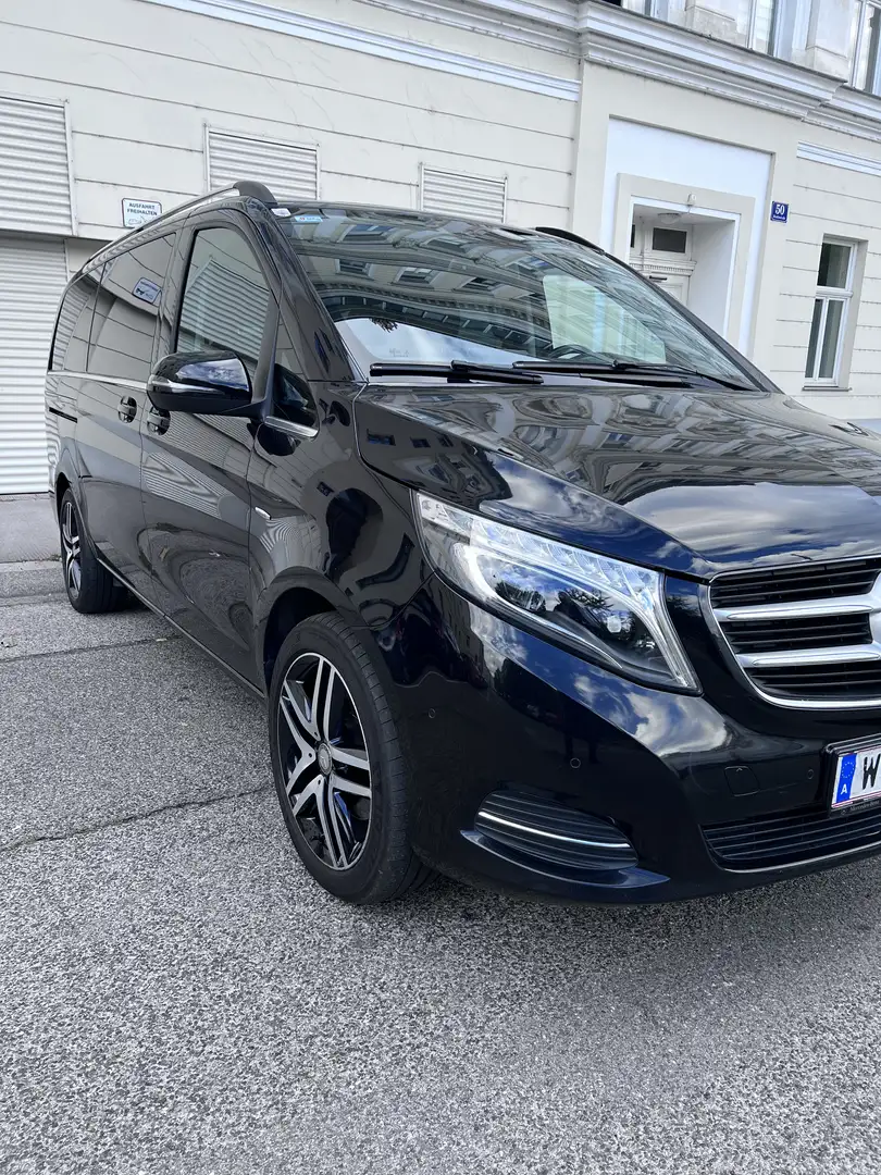 Mercedes-Benz V 220 d 4MATIC lang Avantgarde Aut. Schwarz - 1