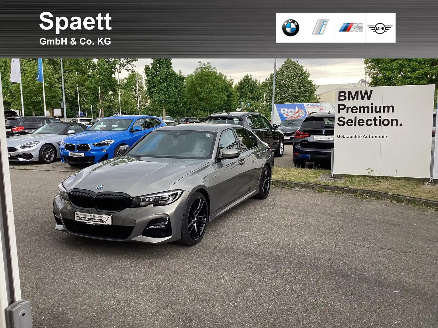 BMW 318 d Limousine M Sport DAB WLAN Tempomat Shz Сірий - 1