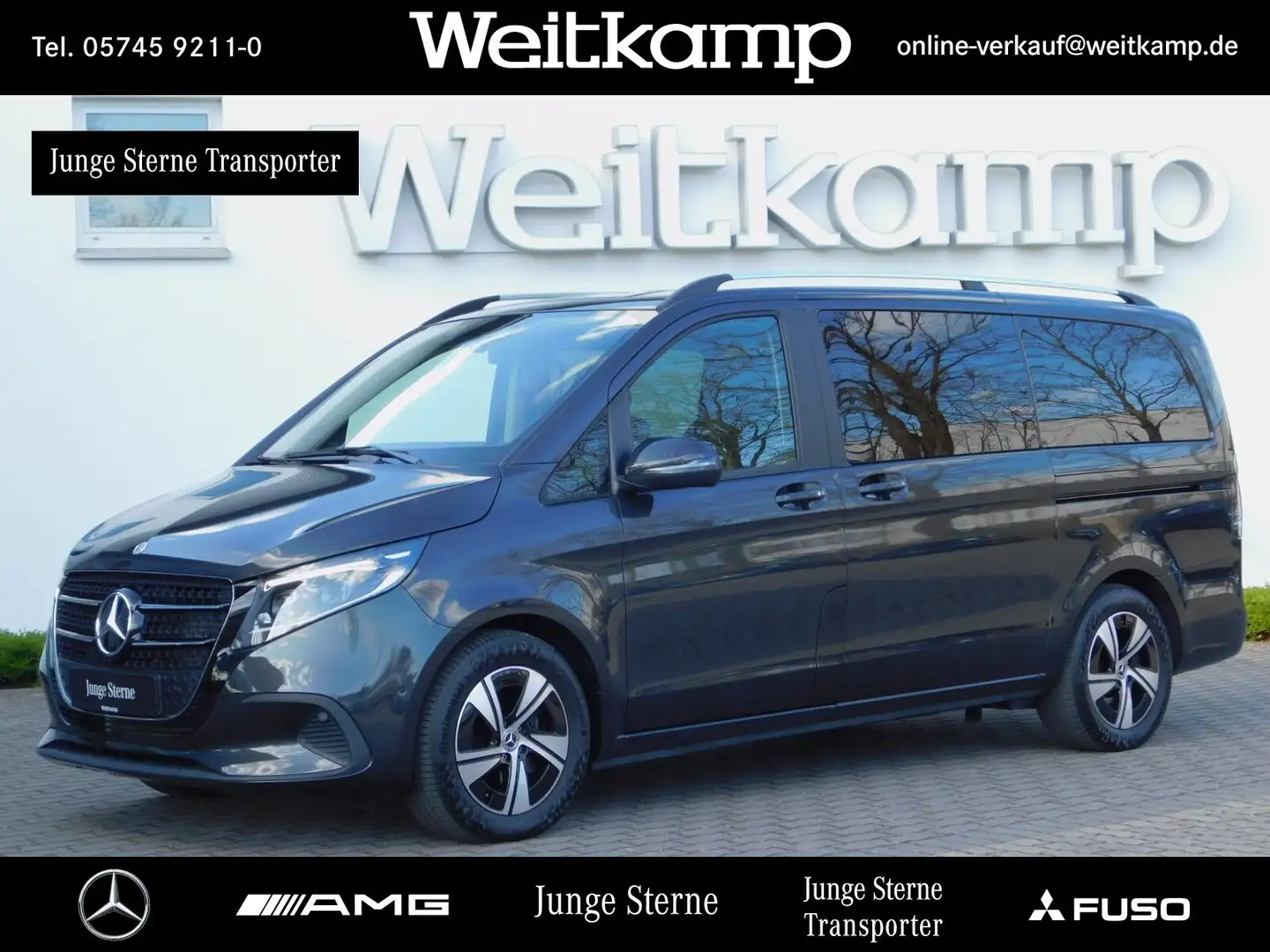 Mercedes-Benz V 300 V 300 d STYLE Lang LED+AHK+STHZ+EL. TÜREN+UVM. Grau - 1