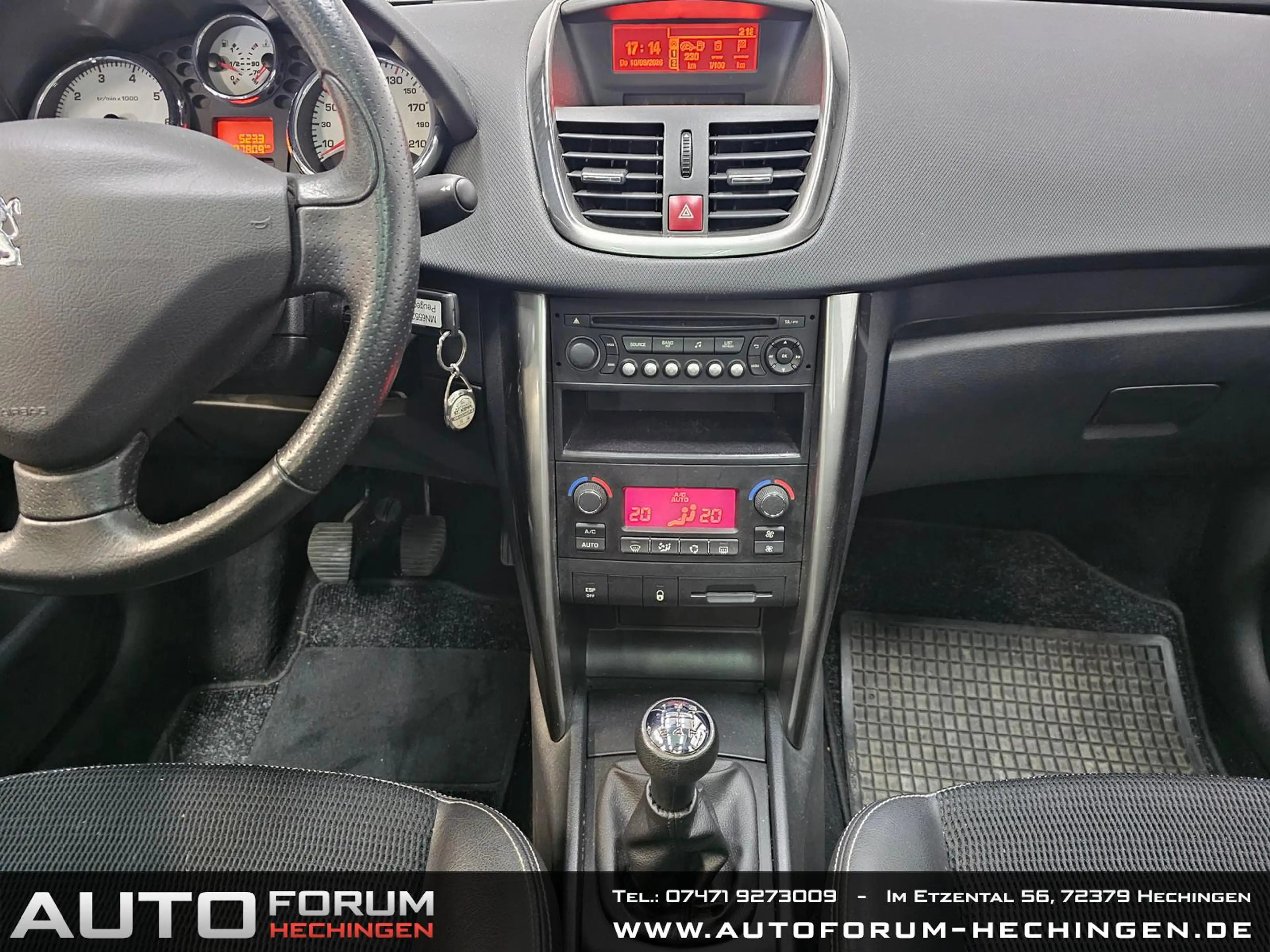 Peugeot 207 1.4 VTi Forever 1.Hand Pano Teilleder PDC — photo 12