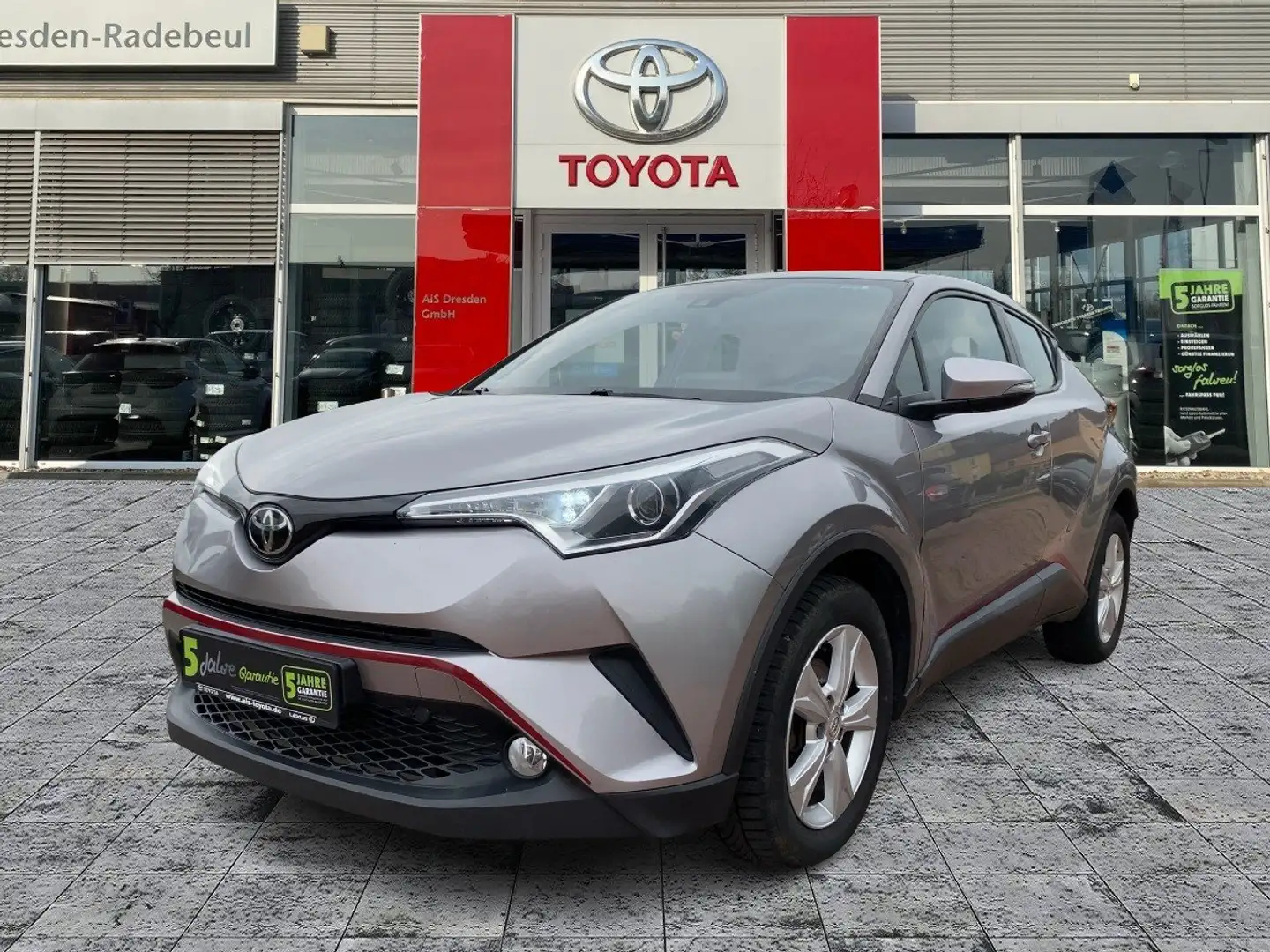 Toyota C-HR 1.2 Turbo Flow KAM*DAB*SHZ*ACC Argent - 2