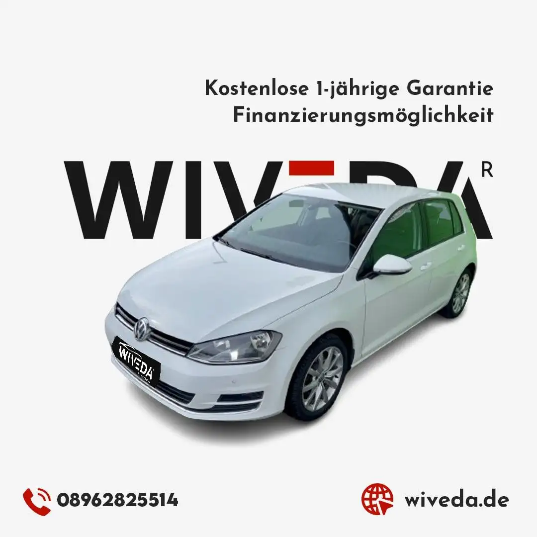 Volkswagen Golf VII Lim. Highline BMT 1.4 TSI TEMPOMAT~SHZ Weiß - 1