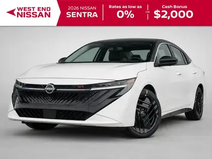 White 2026 Nissan Sentra Sedan  Automatic