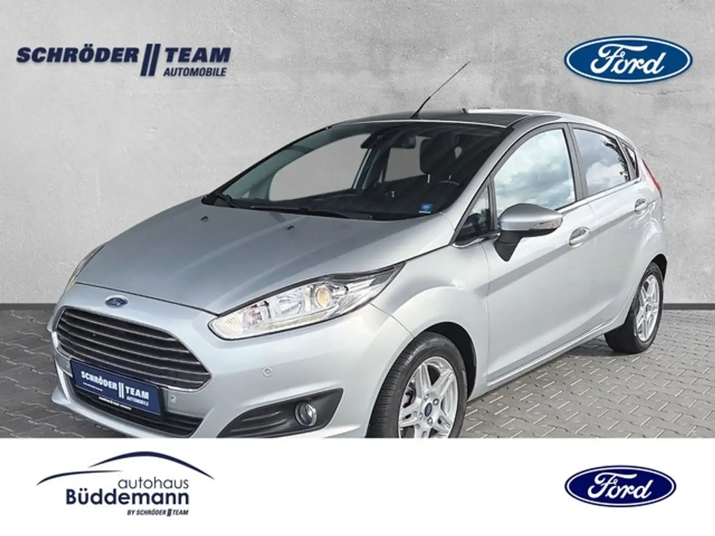 Ford Fiesta Titanium Argent - 1