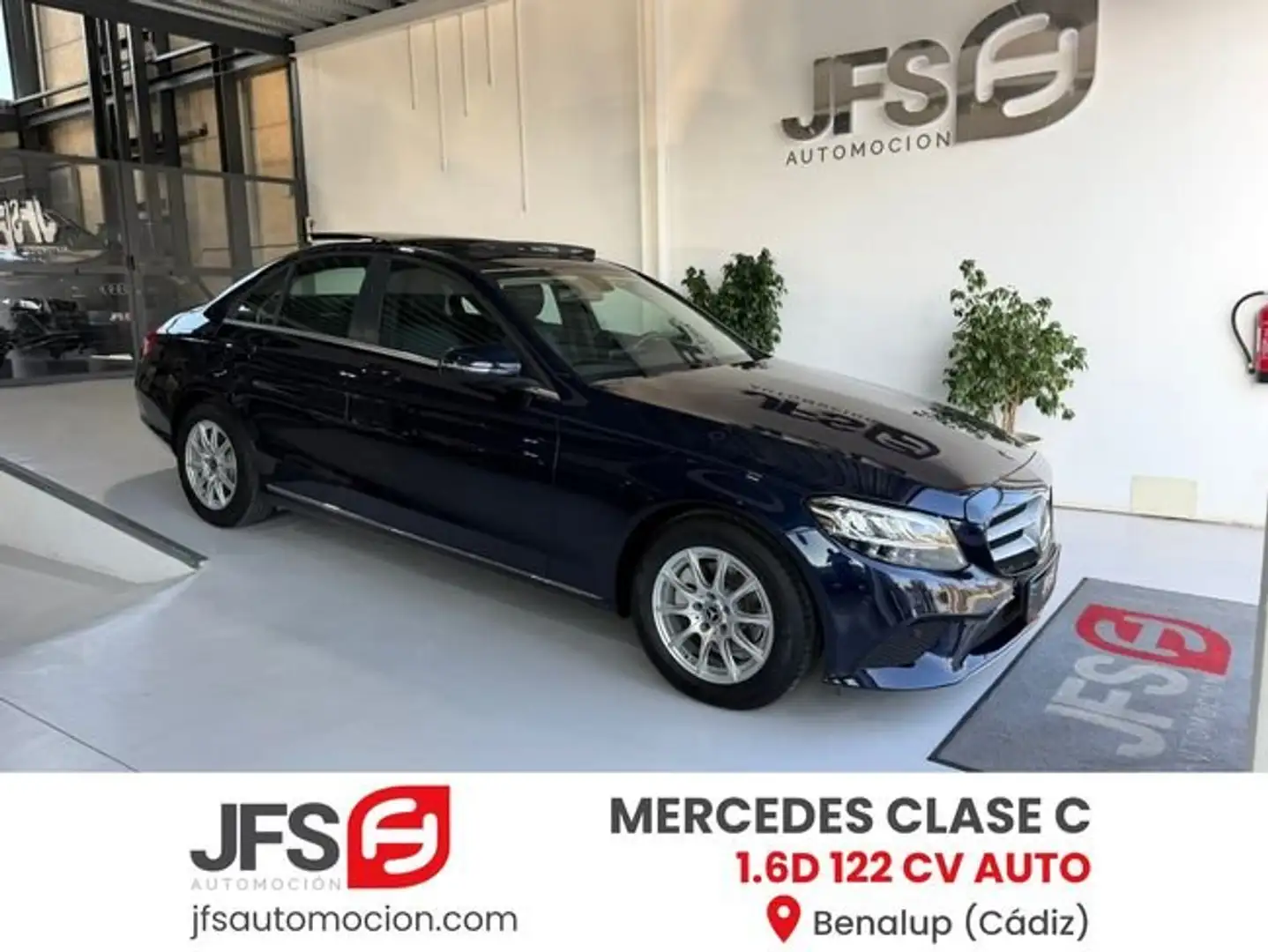 Mercedes-Benz C 160 1.6D 122 CV Automático Azul - 1
