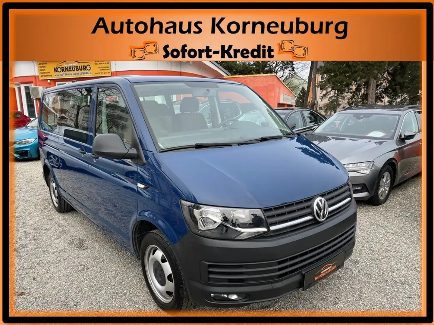 Volkswagen T6 Kombi Kombi Lang**9.SITZER**PDC**1.BESITZ** Blau - 1