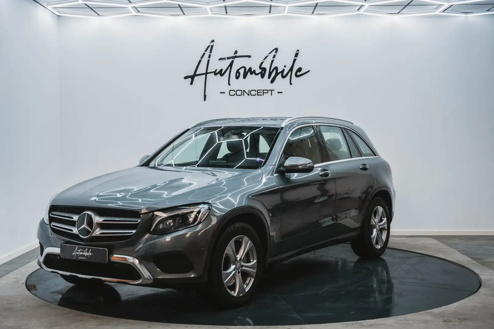 Mercedes-Benz GLC 220 ✅️1AN GARANTIE✅️EURO 6️⃣B✅️1er PROPRIO✅️CARNET ENT Grijs - 1