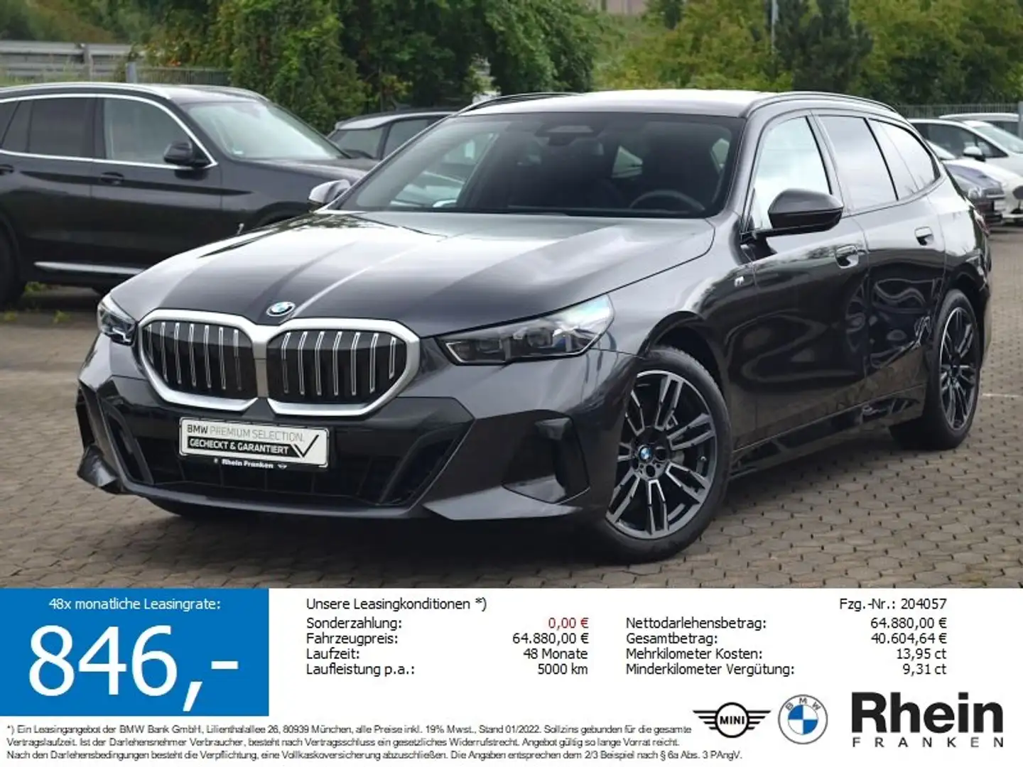 BMW 540 d xDrive M Sport LiveCptProf.Bow&Wilk.AHK.Pan Grau - 1
