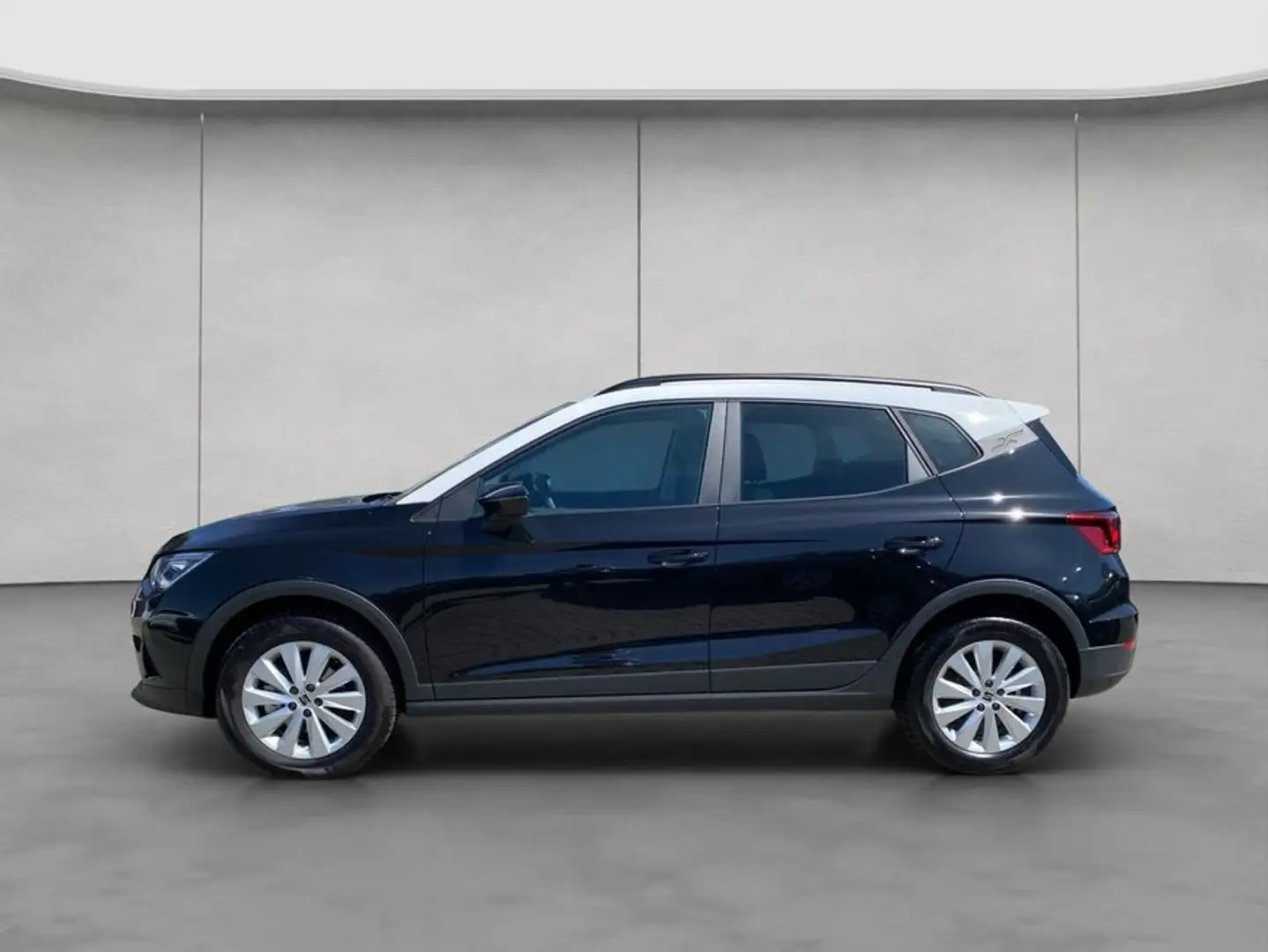 SEAT Arona 1.0 TSI DSG Style AHK NAV PDC SHZ FULL LIN Schwarz - 2