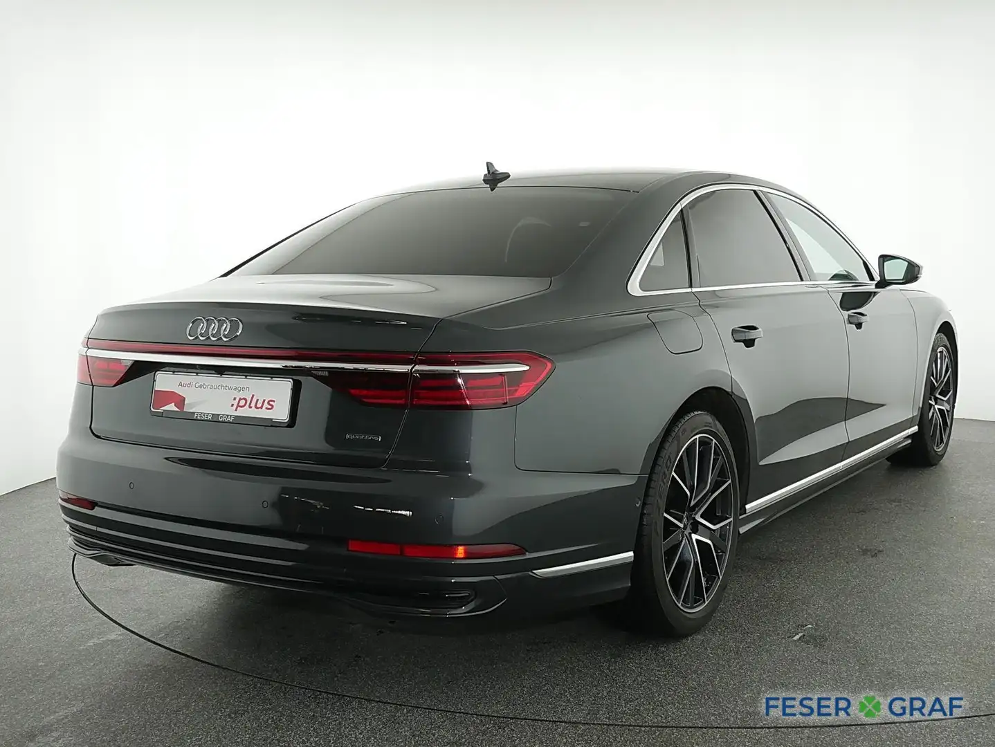 Audi A8 Lang 50 TDI HUD,Sitzbel,Standhzg,B&O Nachtradar Grau - 2