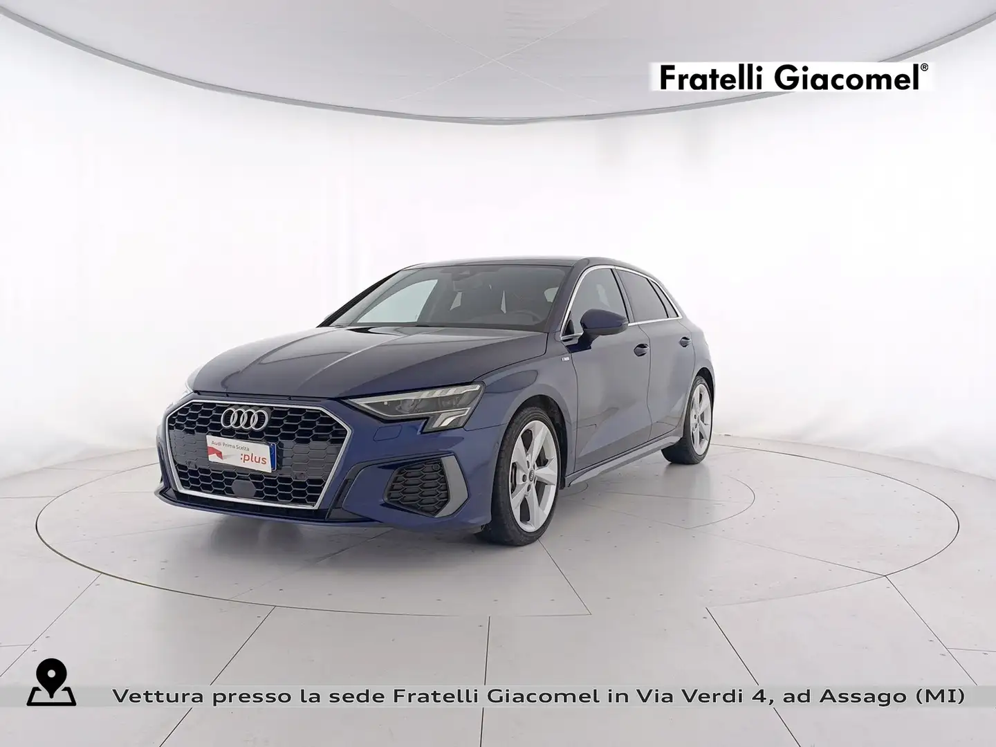 Audi A3 sportback 35 2.0 tdi s line edition s-tronic Blu/Azzurro - 1