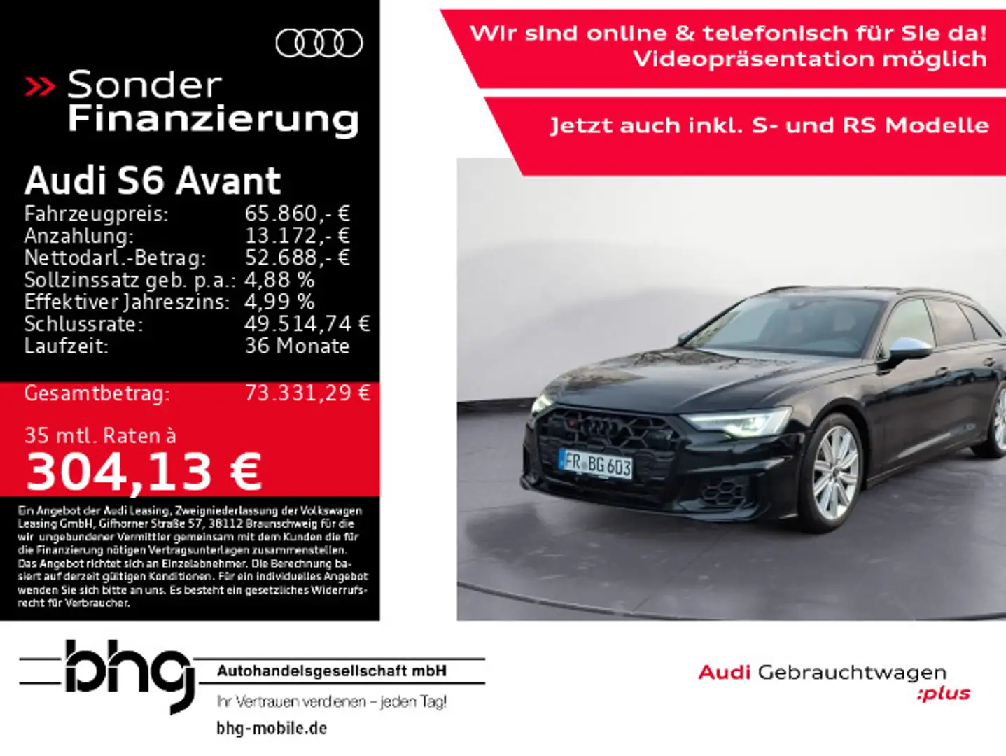 Audi S6 TDI quattro tiptronic Schwarz - 1
