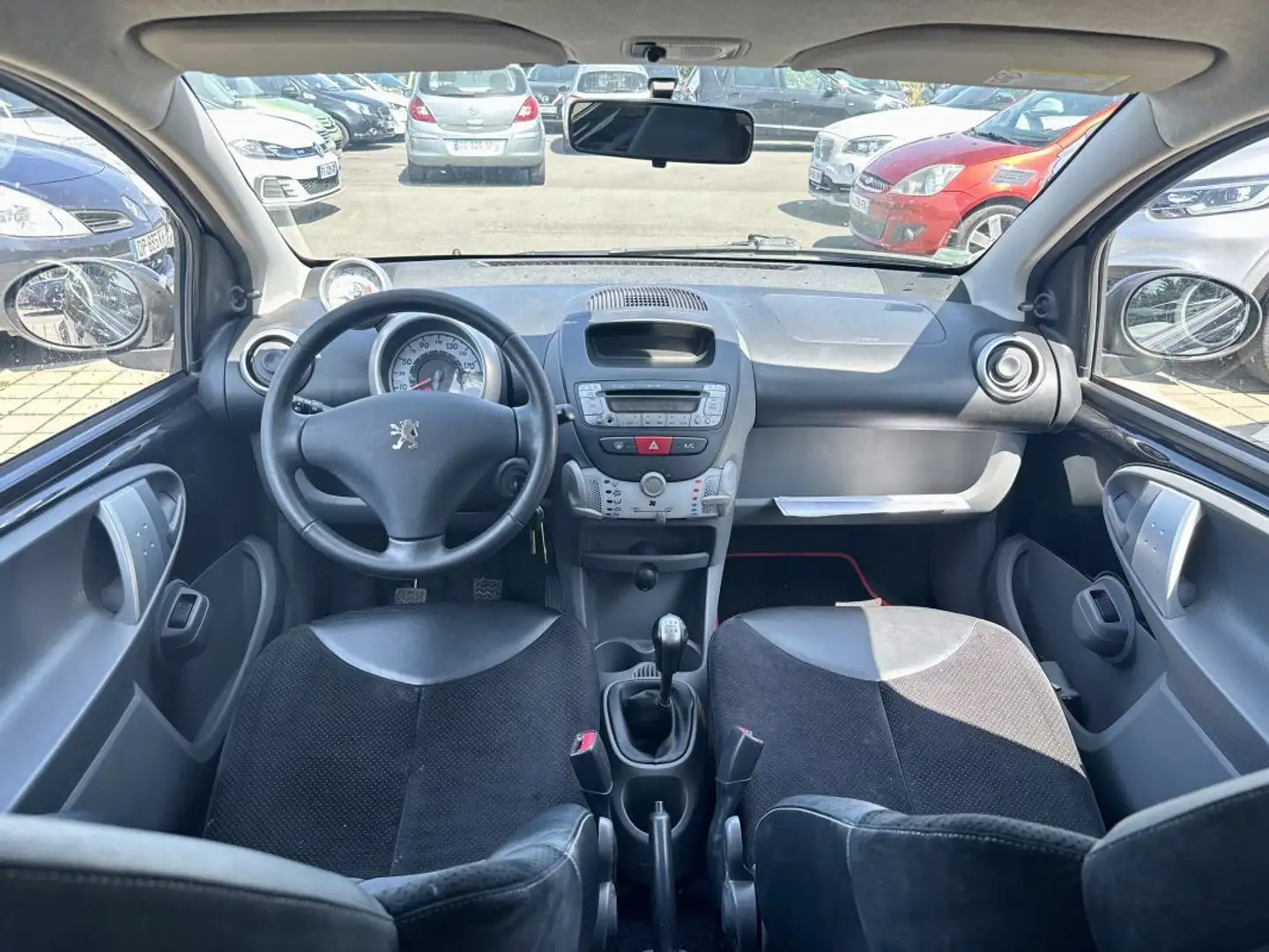 Peugeot 107 1.0E 12V 68CH BLUE LION BLACK & SILVER Noir - 2