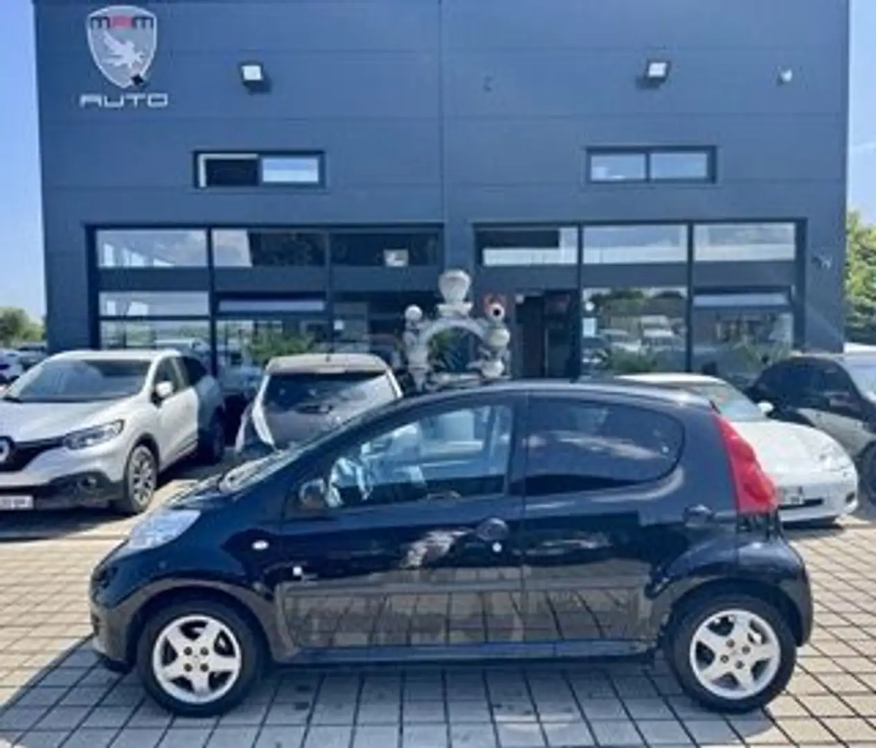 Peugeot 107 1.0E 12V 68CH BLUE LION BLACK & SILVER Noir - 1