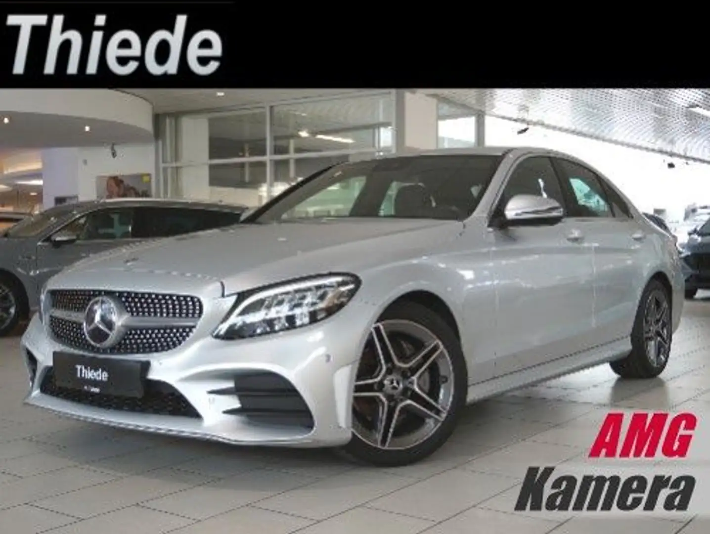 Mercedes-Benz C 220 D LIM. AMG LINE NAVI/LED/KAMERA/SPORT/AHK Silber - 1