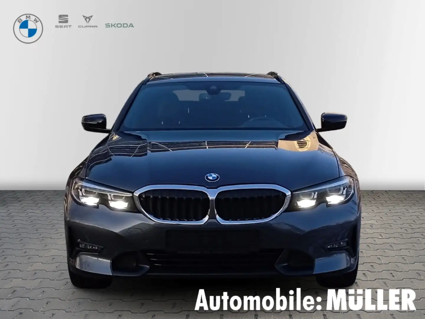 BMW 318 d Touring*SportLine*DAB*LED*HUD*AHK-klappbar* Grau - 2