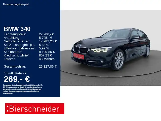 BMW 340 i Touring xDrive Sport Line LED SHZ NAVI