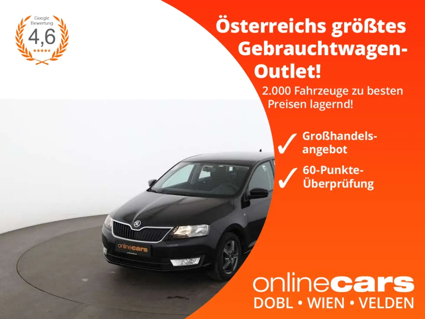 Skoda Rapid/Spaceback Rapid 1.4 TSI Spaceback Ambition Aut SITZHZG TEMP Schwarz - 1