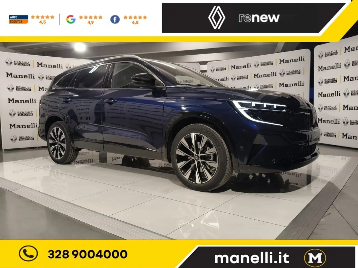 Renault Espace Techno my24 Full Hybrid E-Tech 200 rif.3021 Modrá - 1