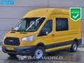 Ford Transit 125pk L3H3 Dubbele cabine 7-zits Airco Navi Trekha Geel - thumbnail 1