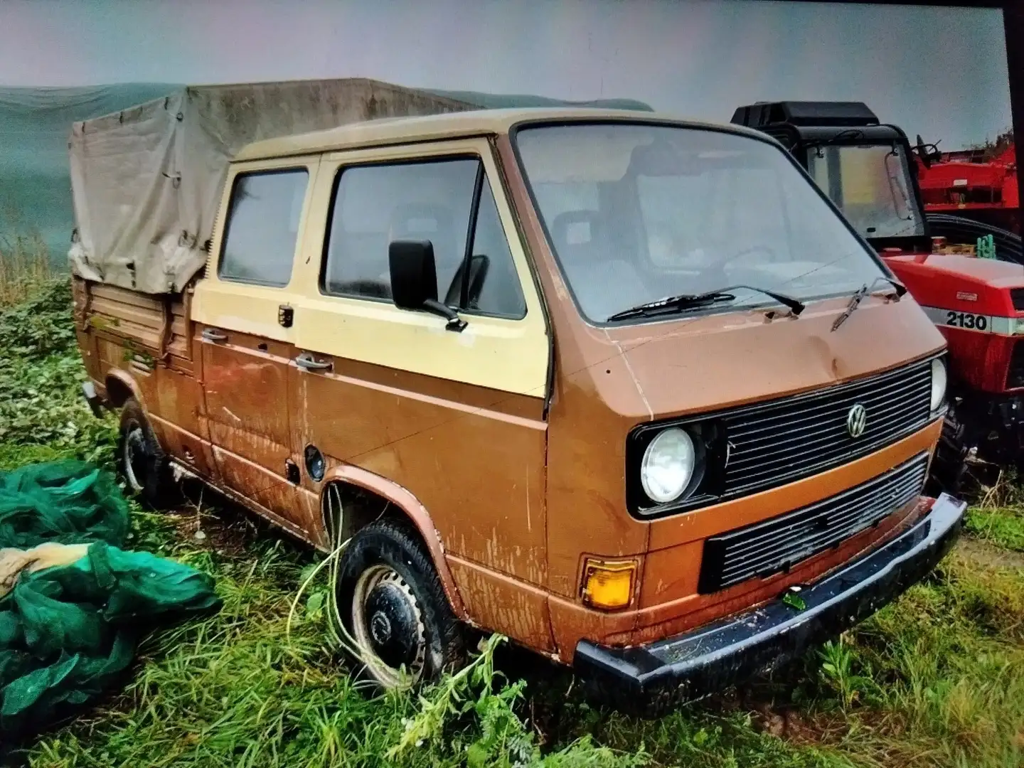 Volkswagen T3 Transporter Doka Springt nicht an Коричневий - 1