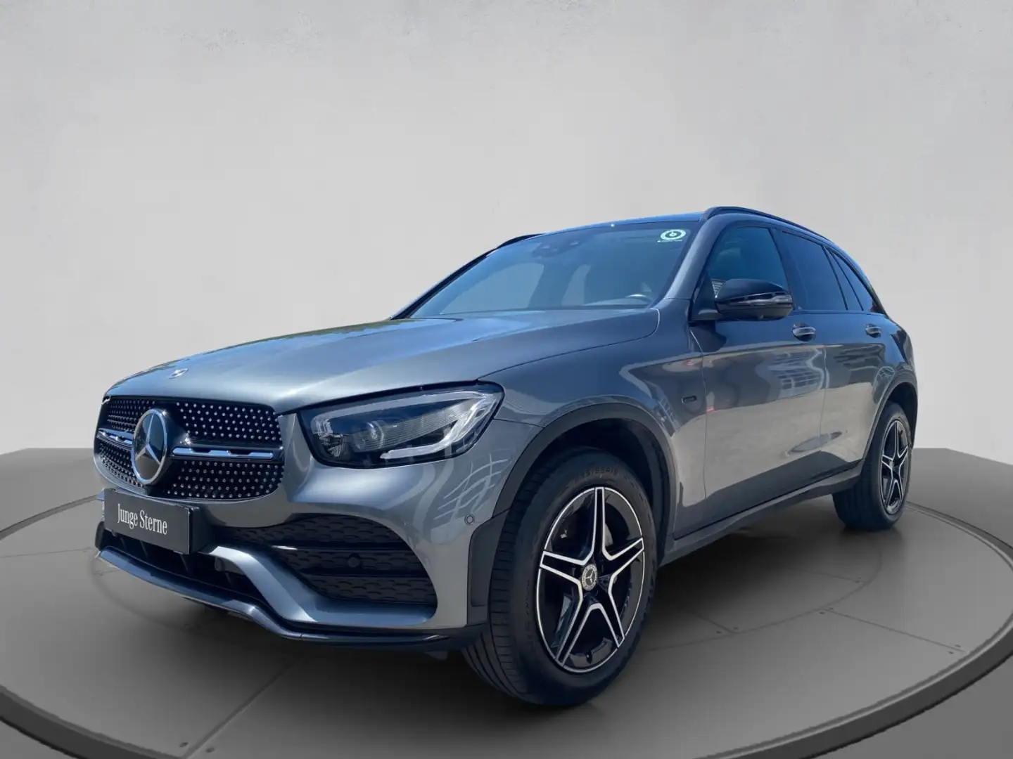 Mercedes-Benz GLC 300 de 4MATIC AMG Pano Night FAP Distr Mbeam Gris - 2