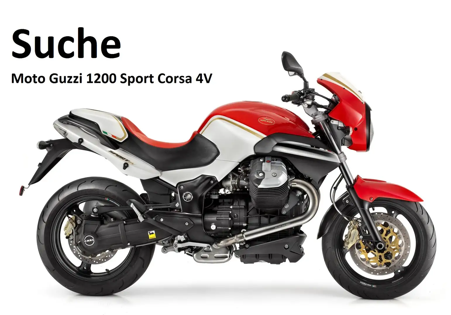 Moto Guzzi 1200 Sport Corsa 4V Rosso - 1