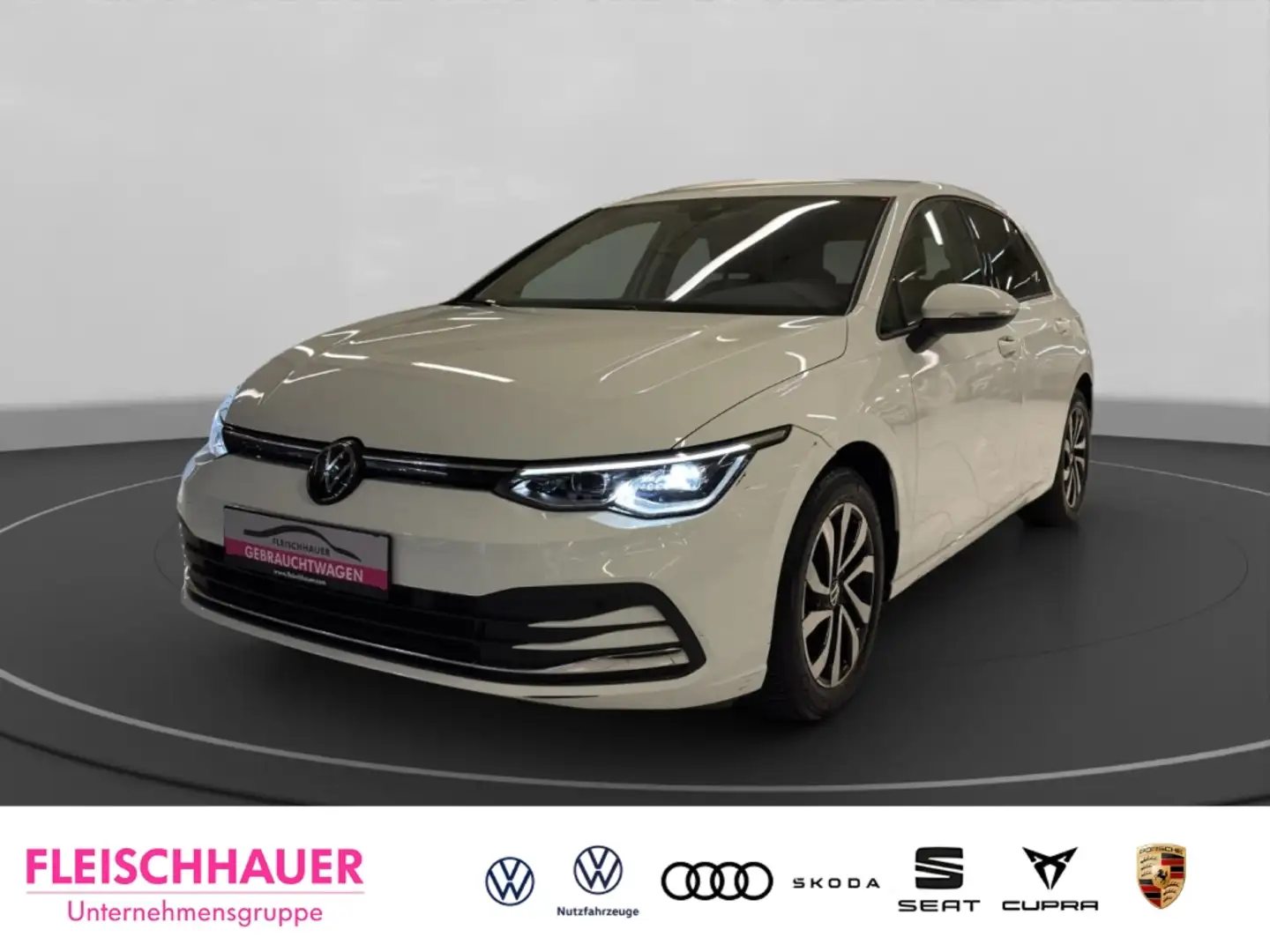 Volkswagen Golf VIII Active 2.0 TDI Navi+LED+AHK+Kamera+ACC+App Weiß - 1