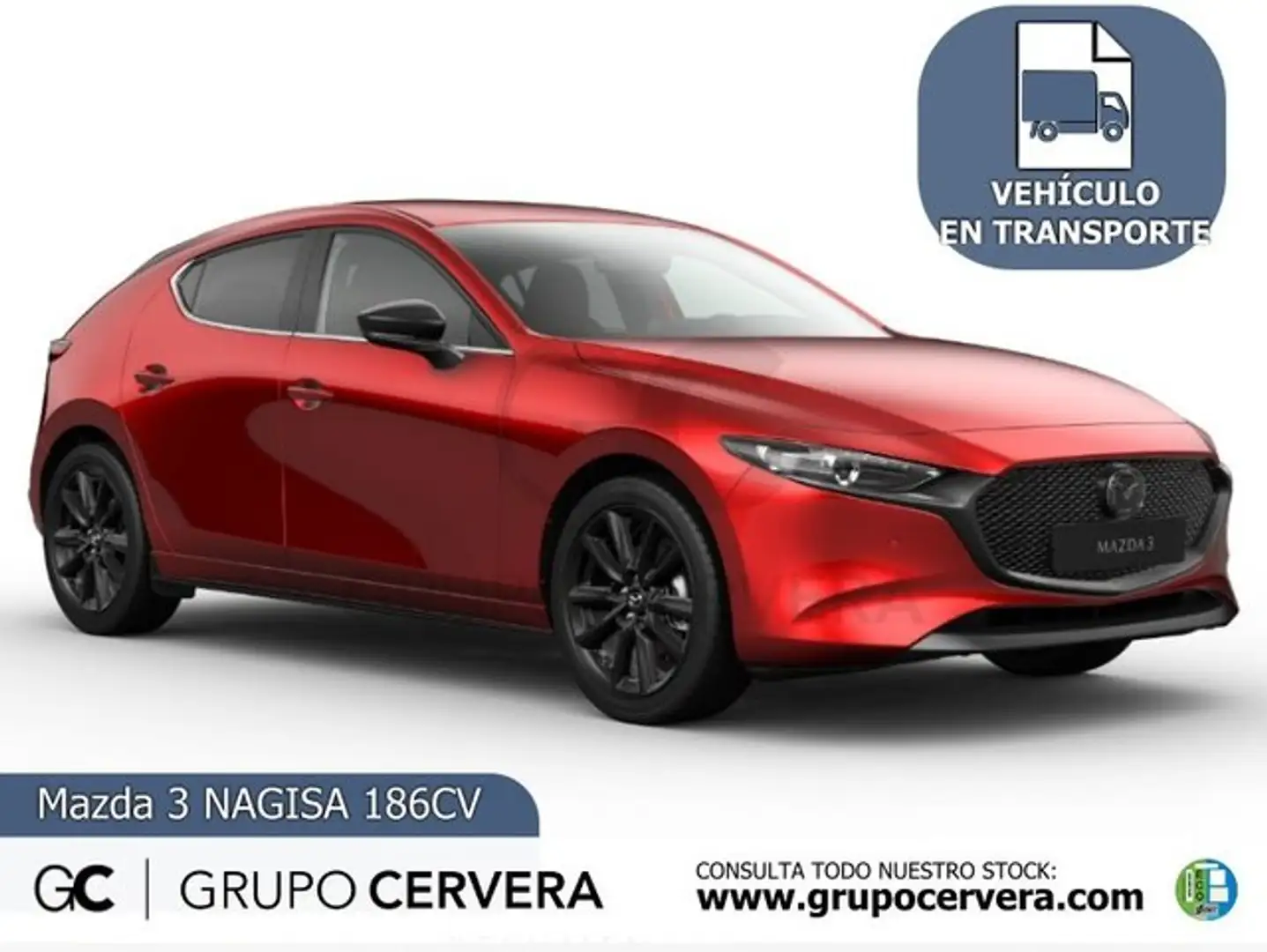 Mazda 3 2.0 e-Skyactiv-X Nagisa 137kW Rojo - 1