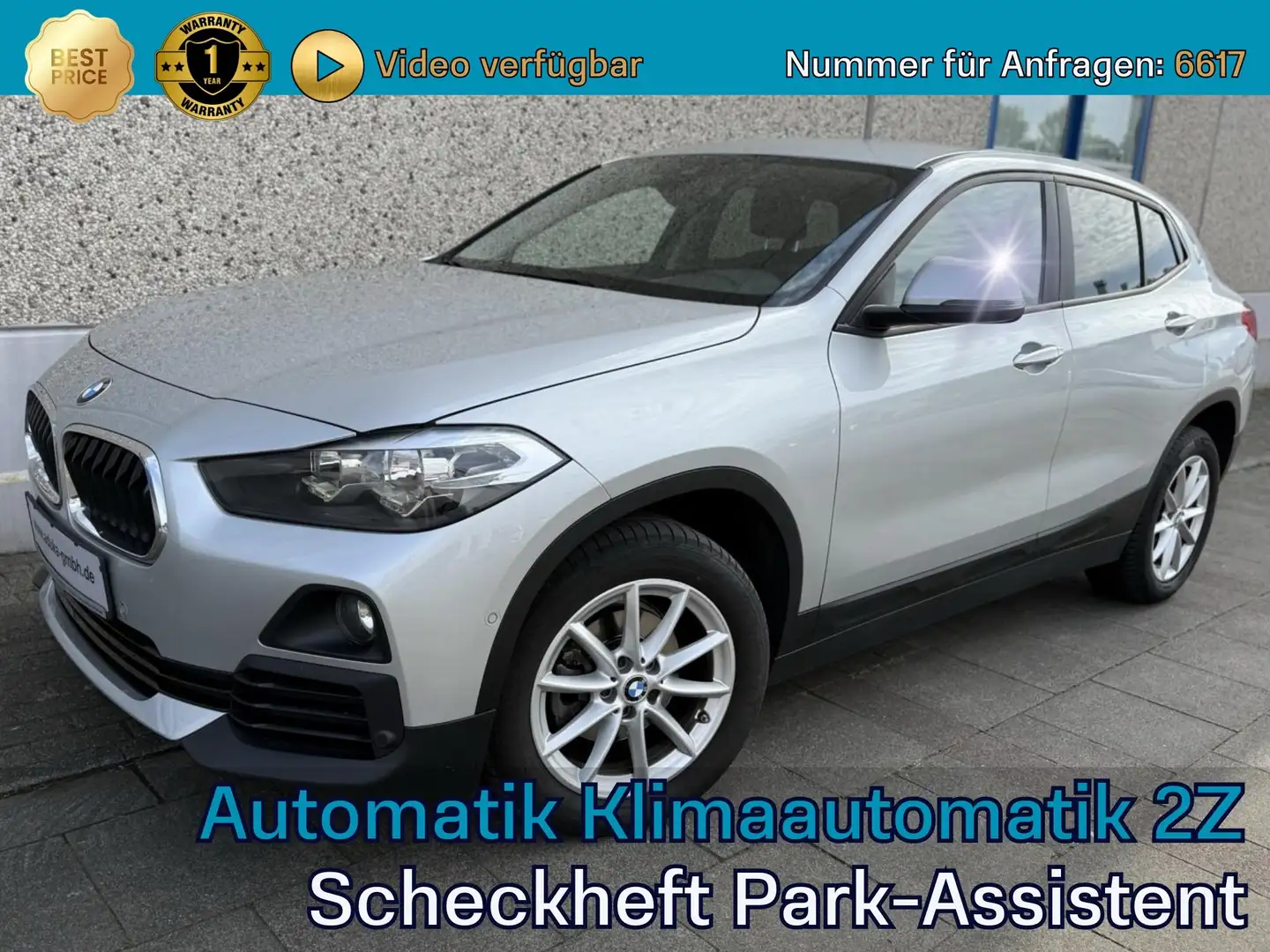 BMW X2 sDrive 16d Advantage Business Automatik ParkAssist Argent - 1