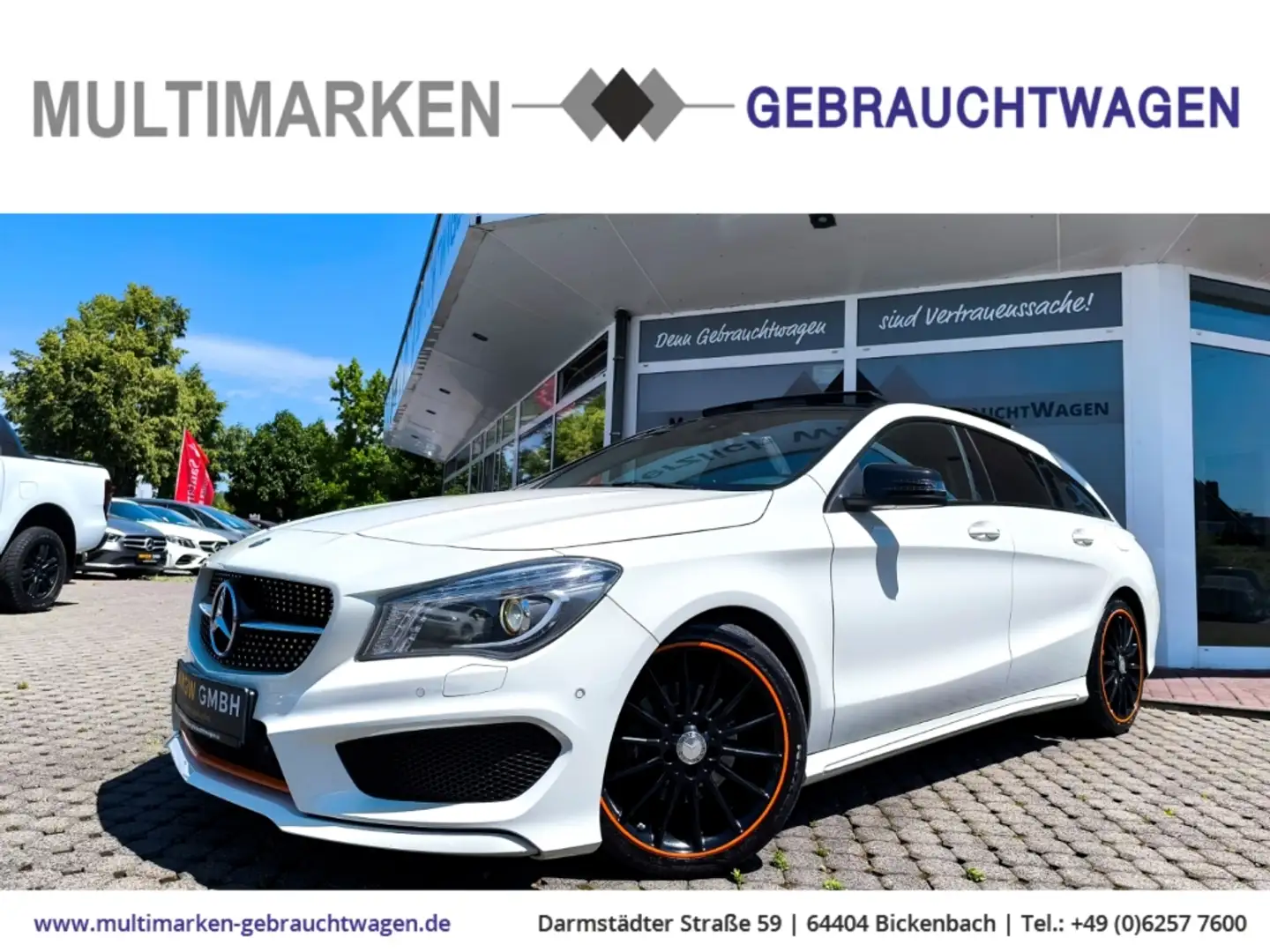 Mercedes-Benz CLA 200 Orange Art Edition Pano Weiß - 1