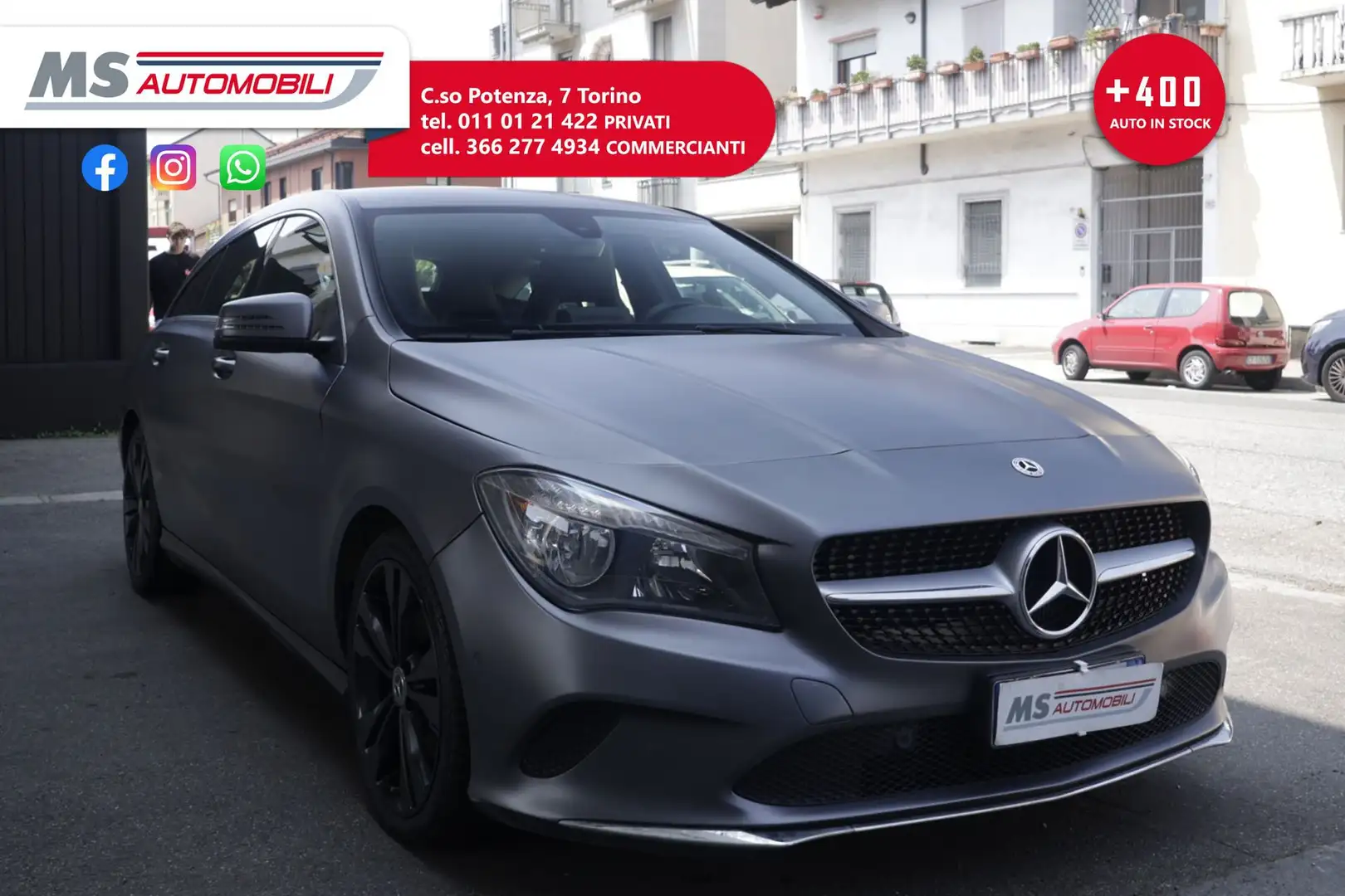 Mercedes-Benz CLA 200 CLA 200 d Automatic Shooting Brake Sport Unicopro Grigio - 1