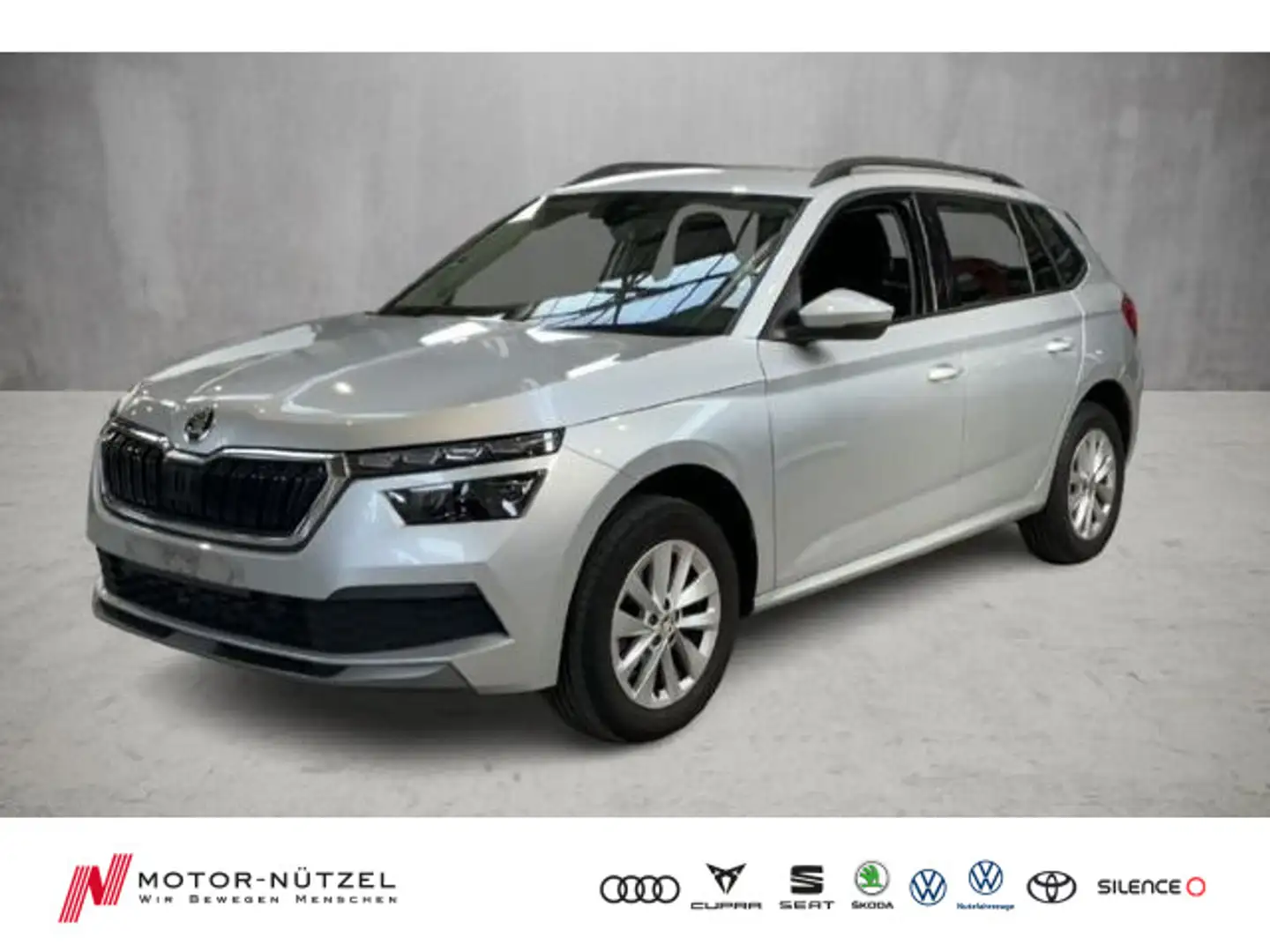 Skoda Kamiq 1.5 TSI DSG SELECTION LED+ACC+APP+SHZ+PDC Argent - 1