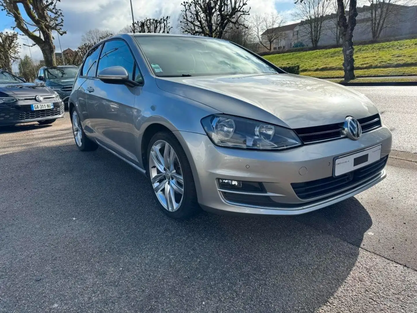Volkswagen Golf 2.0 TDI 150 BM Techno FAP Carat BVM6 Gris - 2