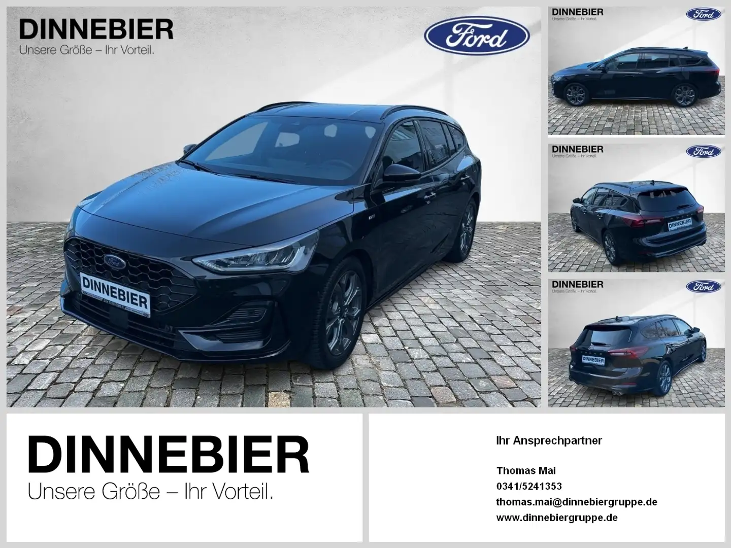 Ford Focus ST-Line X LED+AHK+Kamera+Winterpaket Negru - 1