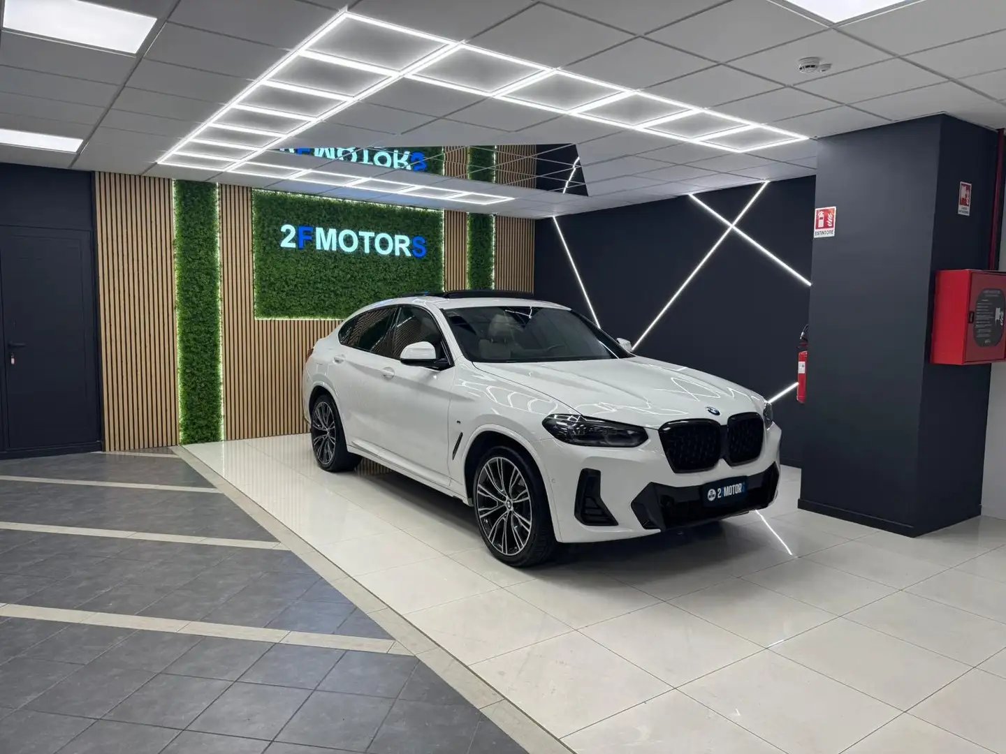 BMW X4 X4 xdrive20d mhev 48V Msport auto Weiß - 1