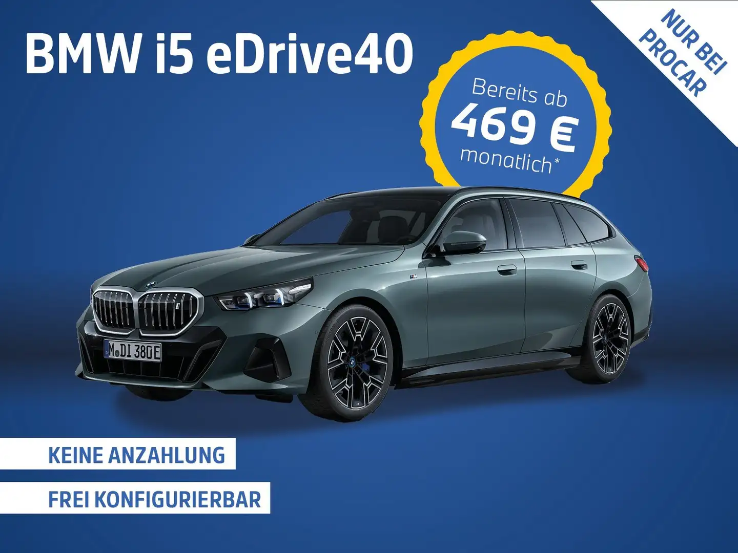 BMW i5 eDrive40 AKTIONSANGEBOT! GEW. LEAS. AB 355,- NETTO Weiß - 2