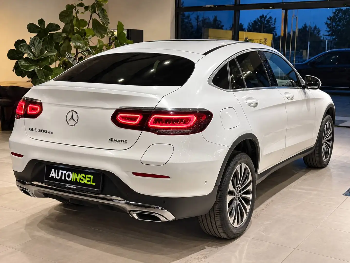 Mercedes-Benz GLC 300 GLC 300 de 4Matic Coupe 1.Besitz-leasingfähig-SR&WR Weiß - 2