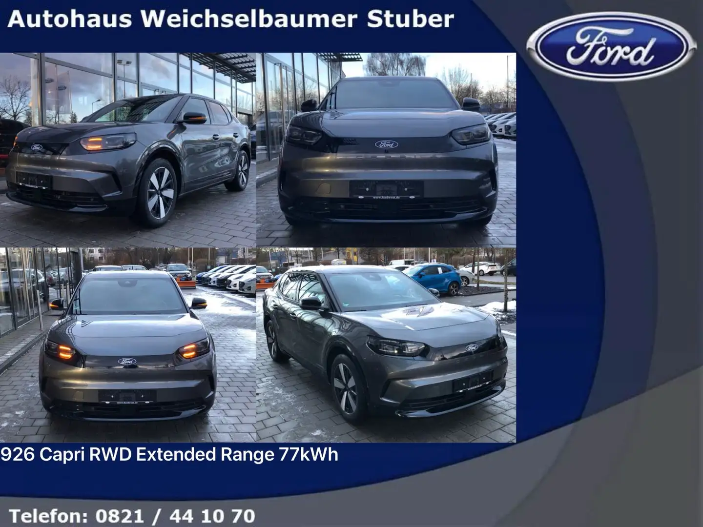 Ford Capri 926 Capri RWD Extended Range 77kWh Gris - 1