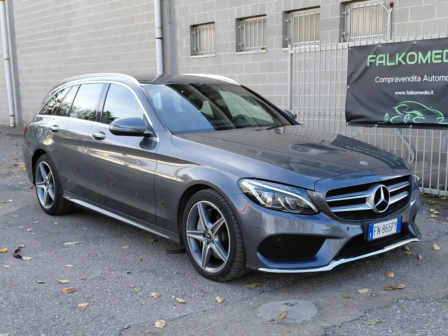 Mercedes-Benz C 250 SW Premium 4matic diesel garanzia MEC 12 mesi Grigio - 2