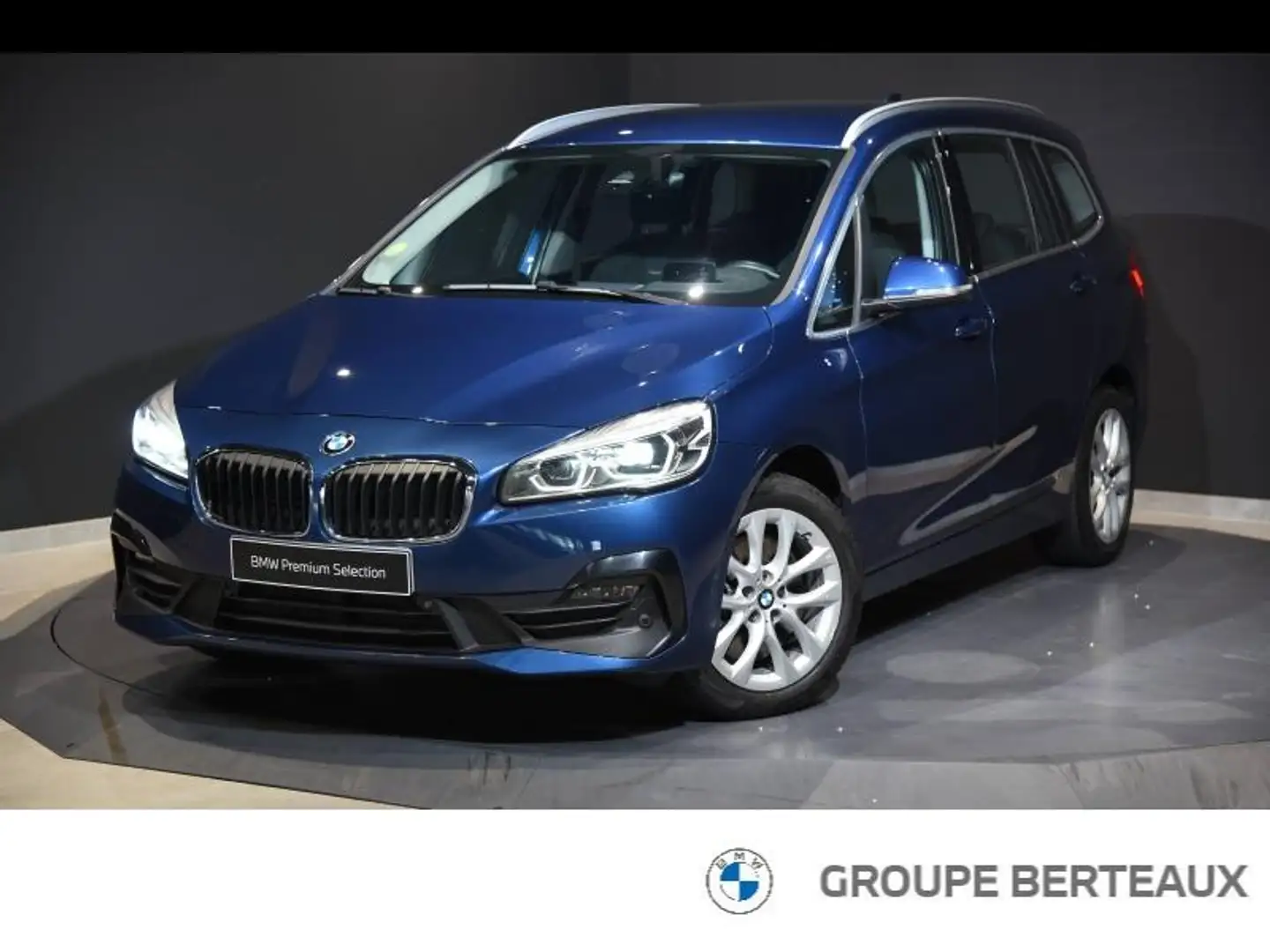 BMW 218 218dA 150ch  Business Design Blauw - 1