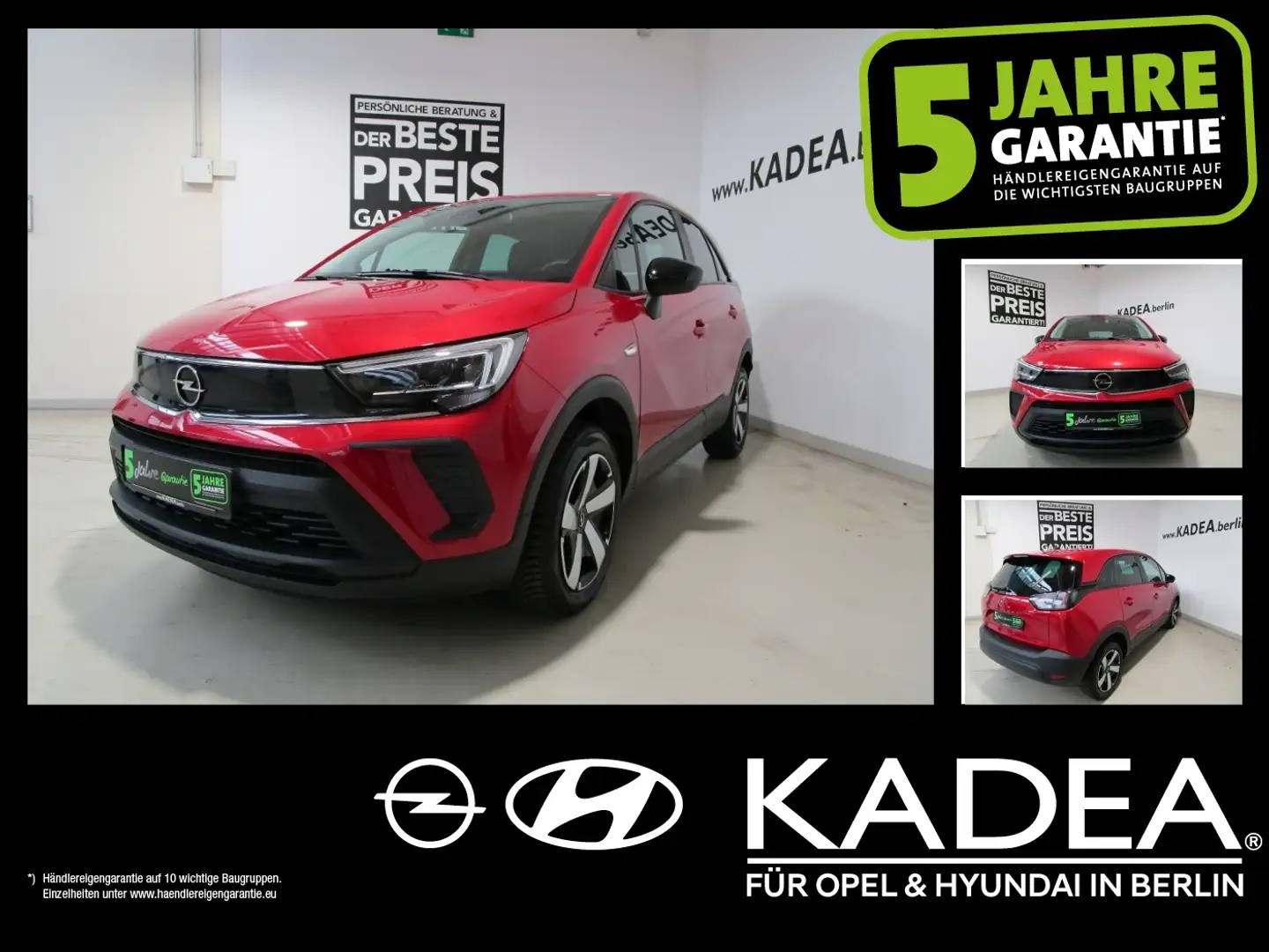 Opel Crossland 1.2 Kamera,Lenk+Sitzhzg.,PDC,LED, Rot - 1